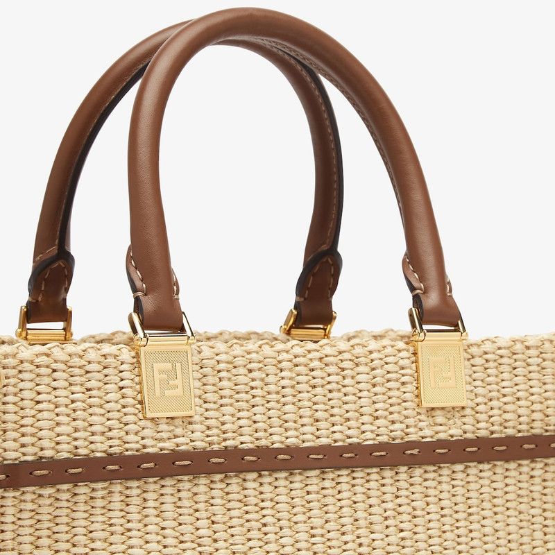 Fendi o1s1wg110426 Size: OS / Sunshine Small Tote Bag in Beige Size ONE SIZE - 5 Thumbnail