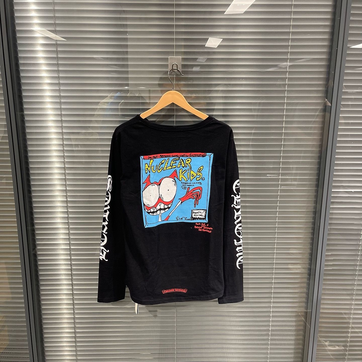 Chrome Hearts 🔥🔥Vtg CHROME HEARTS T Shirt 90s Longsleeve Belton