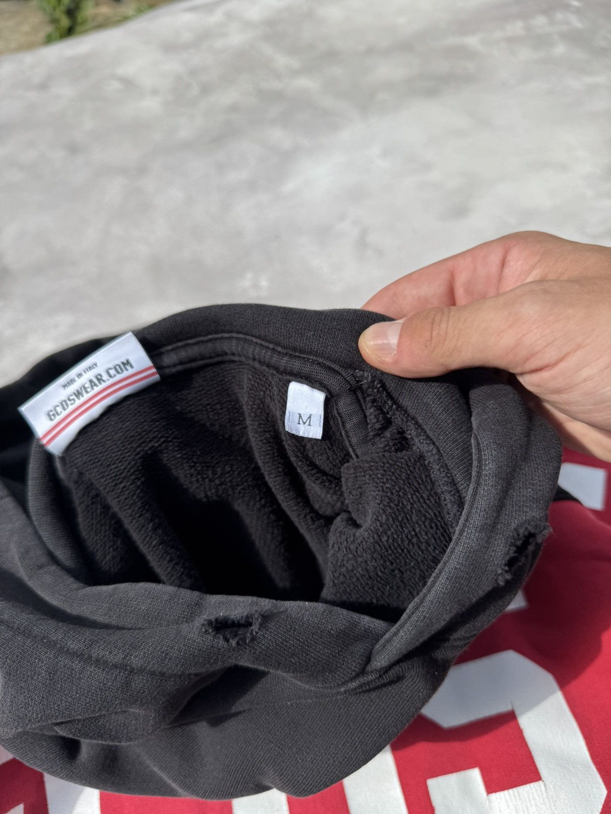 GCDS GCDS Luxury Made in Italy Baggy Hoodie Size US M / EU 48-50 / 2 - 13 Thumbnail