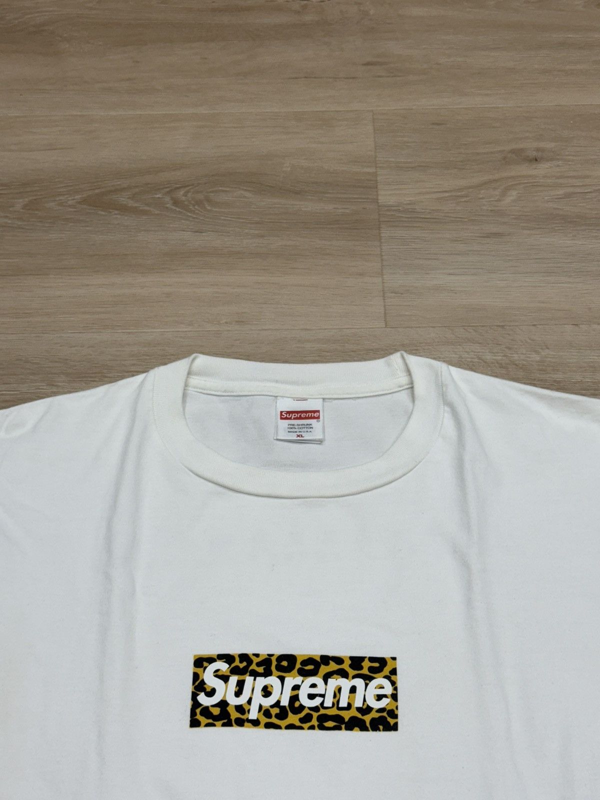 トップス Supreme Shanghai Box Logo Tee Leopard L Supreme Supreme Shanghai box logo tee leopard | Grailed