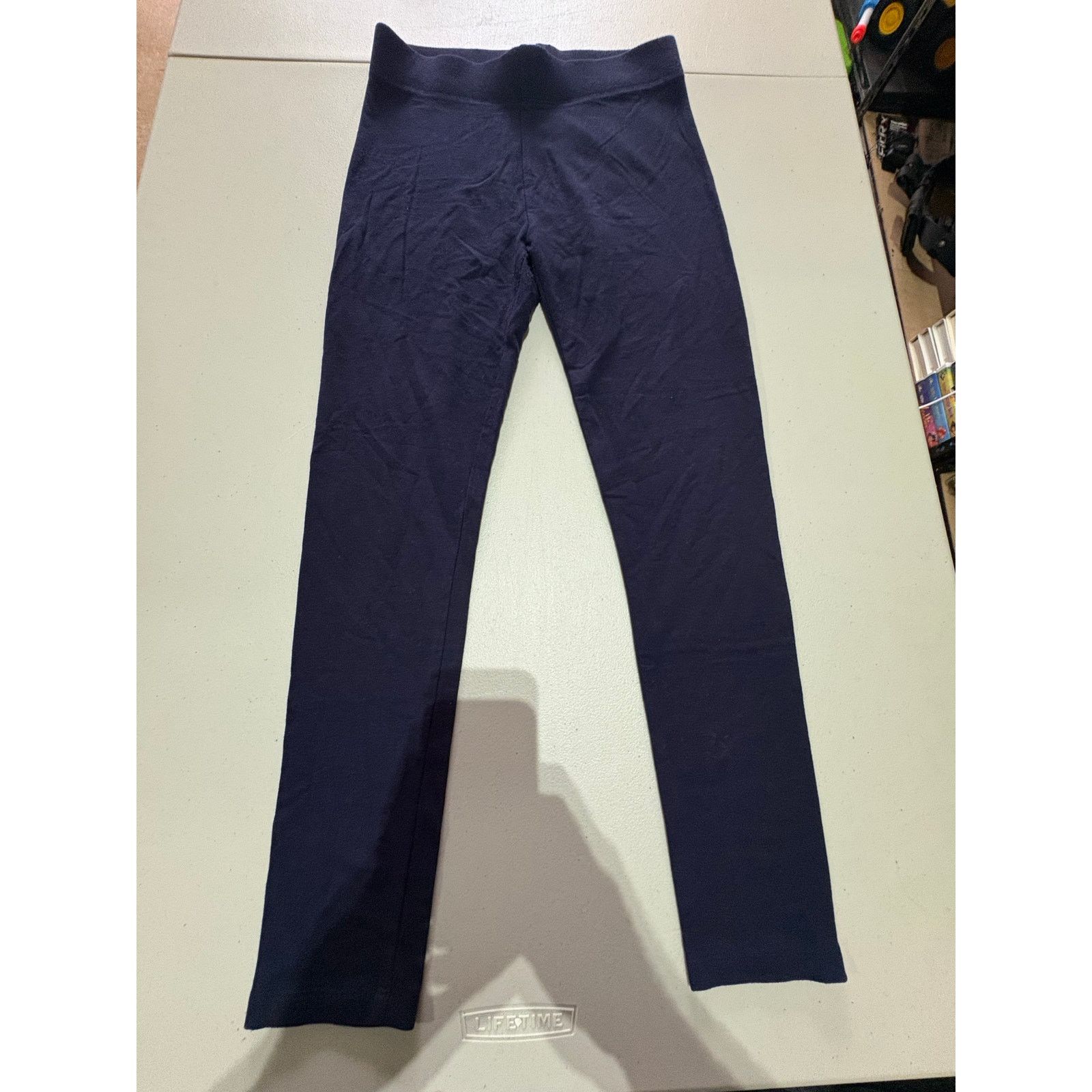 Lou & Grey Lou & Grey Leggings Women’s Small Navy Blue Stretch Knit Size 28" / US 6 / IT 42 - 2 Thumbnail