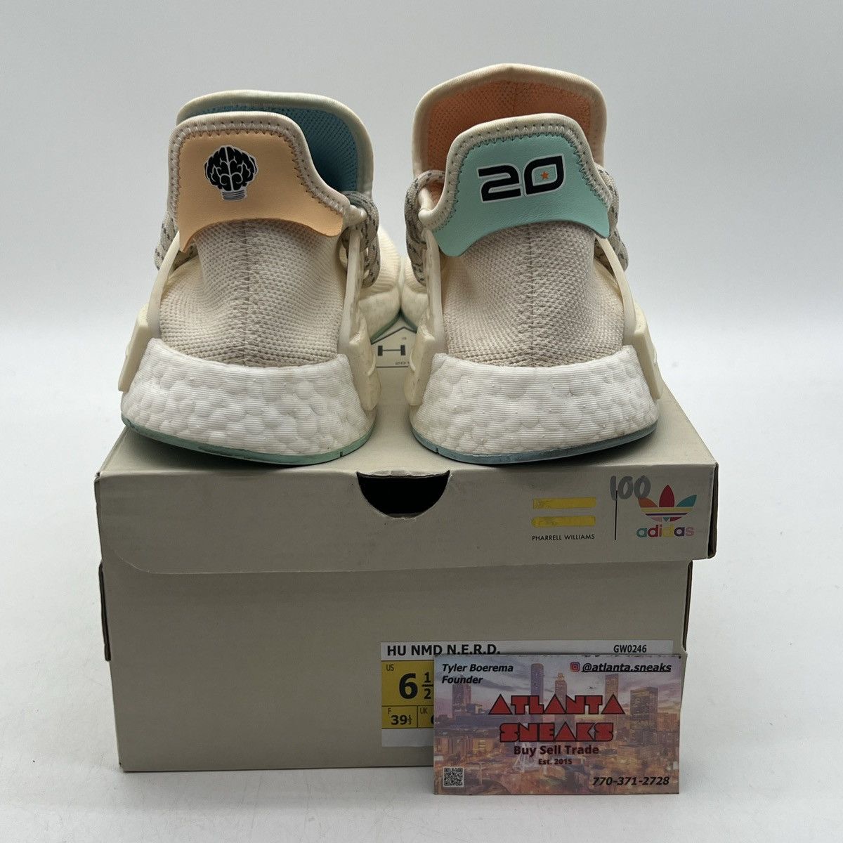 Adidas Pharrell x n.e.r.d x nmd human race 20th anniversary Size US 6.5 / EU 39-40 - 3 Thumbnail