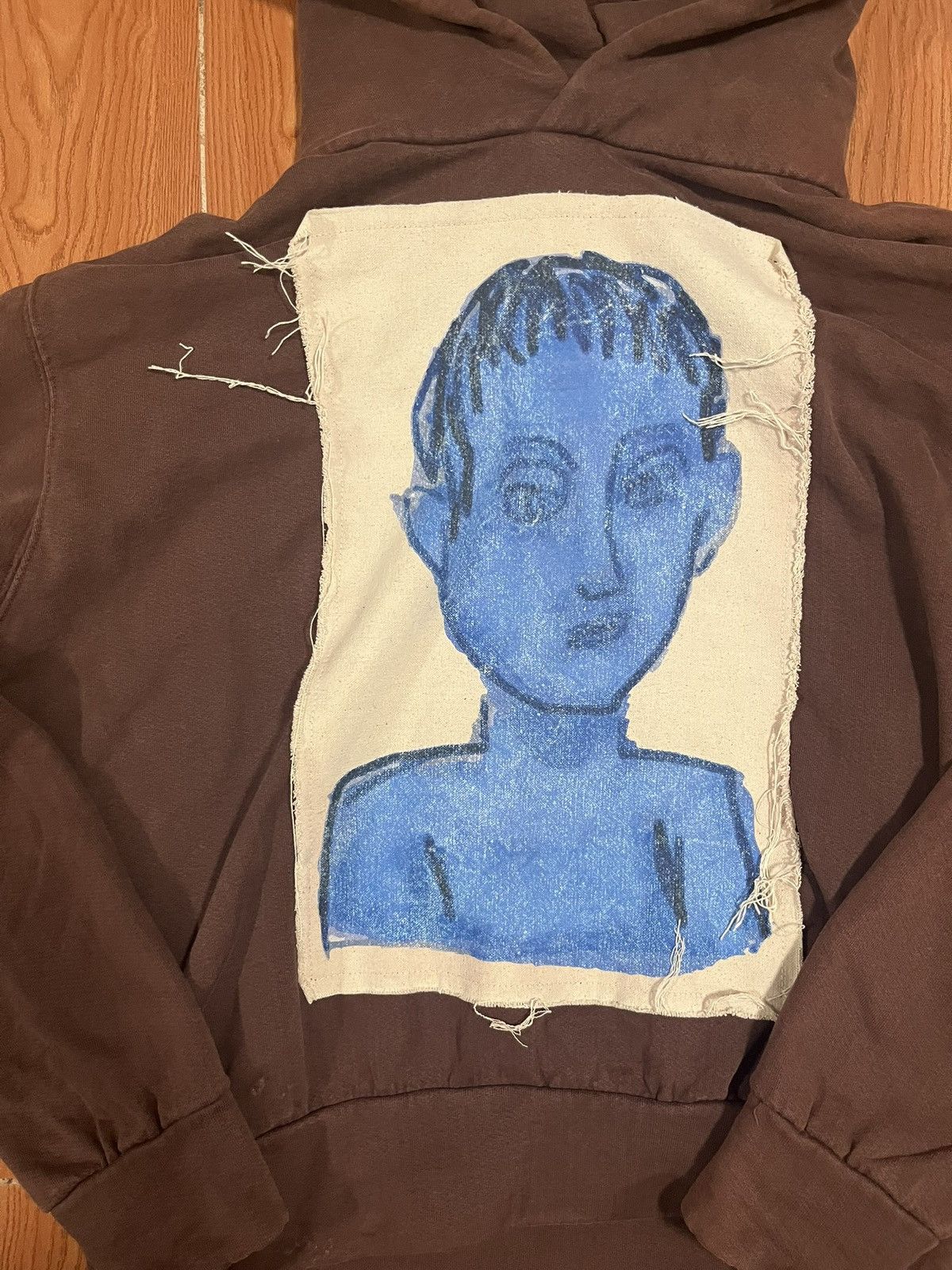 Other Blue boii hoodie styled by Maresean diggs brown vintage RARE Size US M / EU 48-50 / 2 - 3 Thumbnail