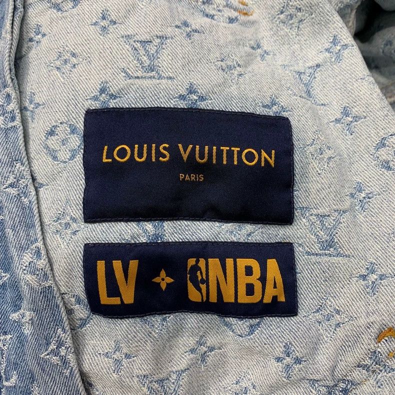 Louis Vuitton LOUIS VUITTON Blue print full print denim jacket Size US M / EU 48-50 / 2 - 6 Thumbnail