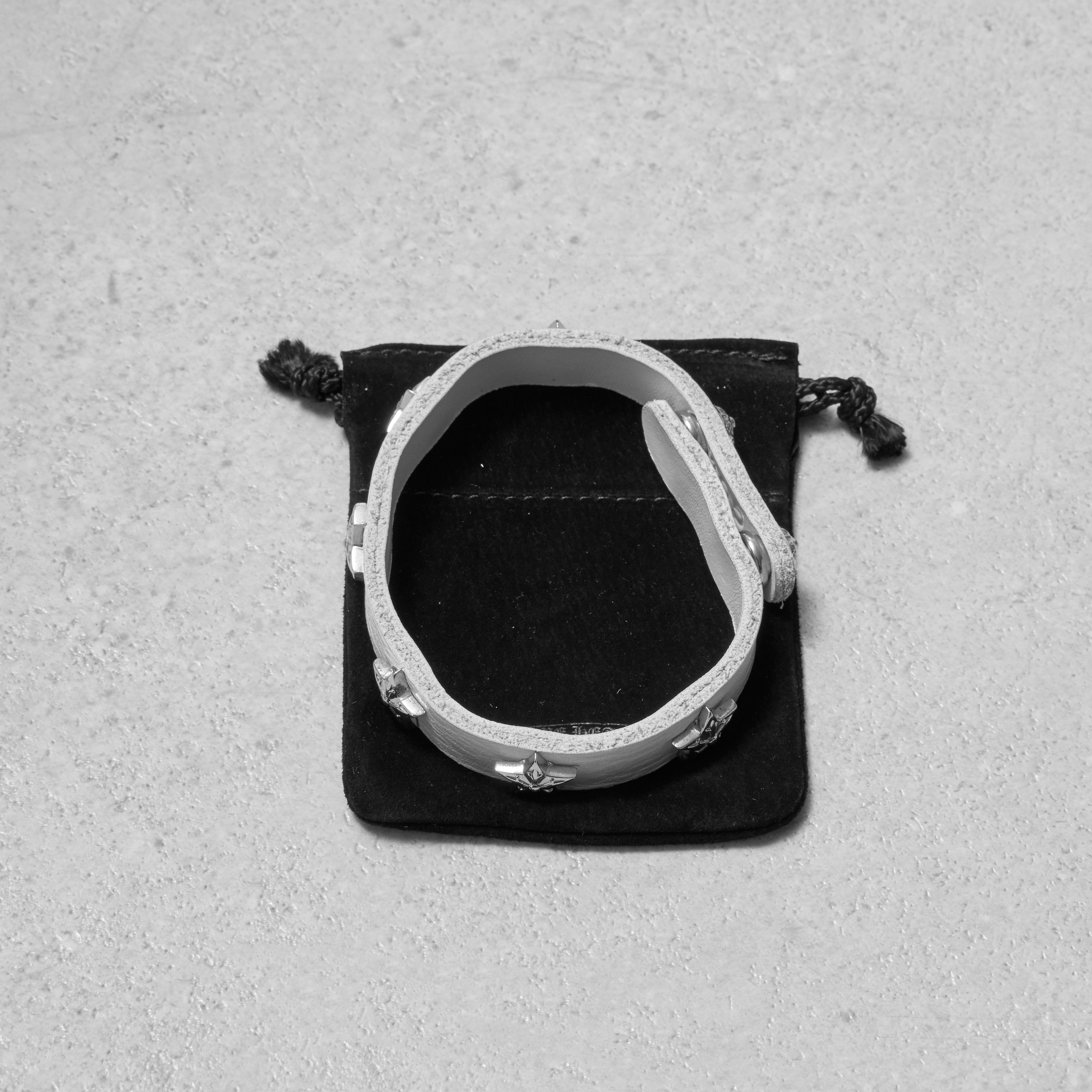 Chrome Hearts CHROME HEARTS 2 BTTN/ 2 SNAP Star Silver Bracel Size ONE SIZE - 6 Thumbnail
