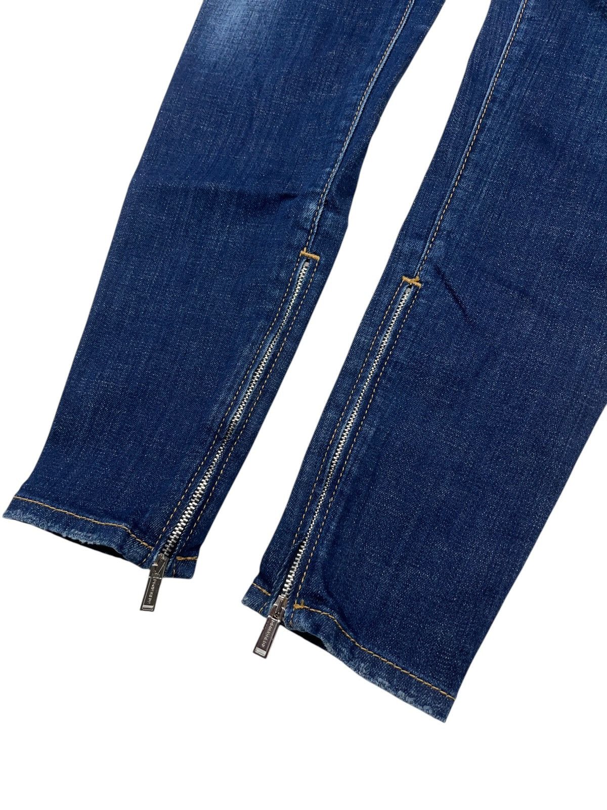 Dsquared2 Dsquared2 Medium Waist Skinny Jeans Distressed Size 27" / US 4 / IT 40 - 5 Thumbnail