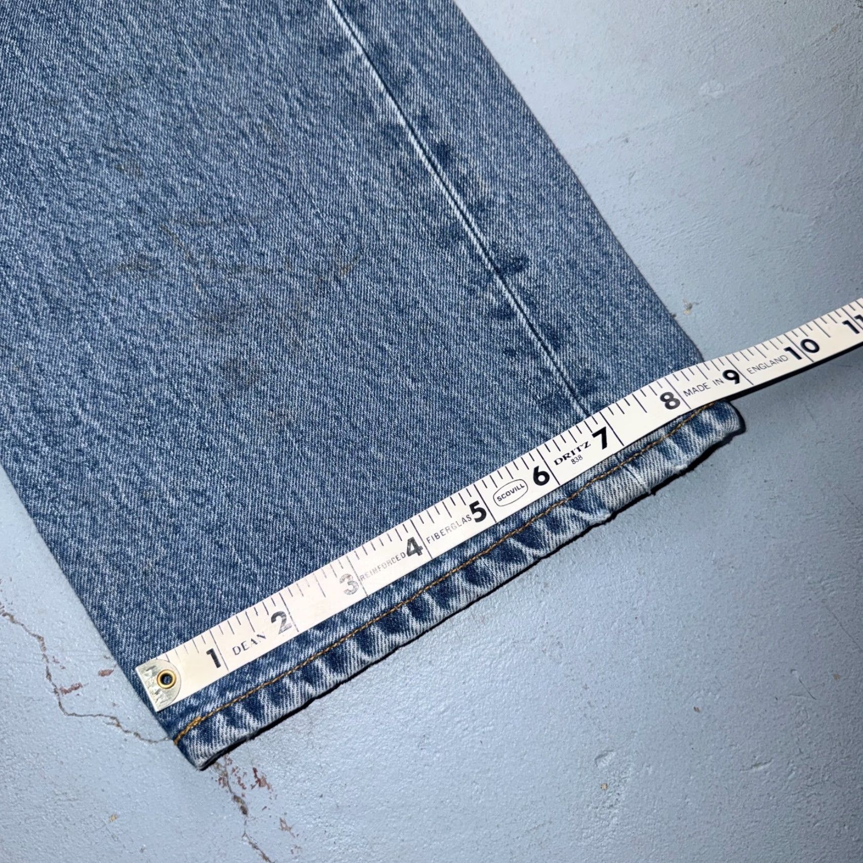 Levi's VINTAGE Levi's 501 Jeans Leg Straight 34x34 Blue Light Wash Denim Men Size US 34 / EU 50 - 5 Thumbnail