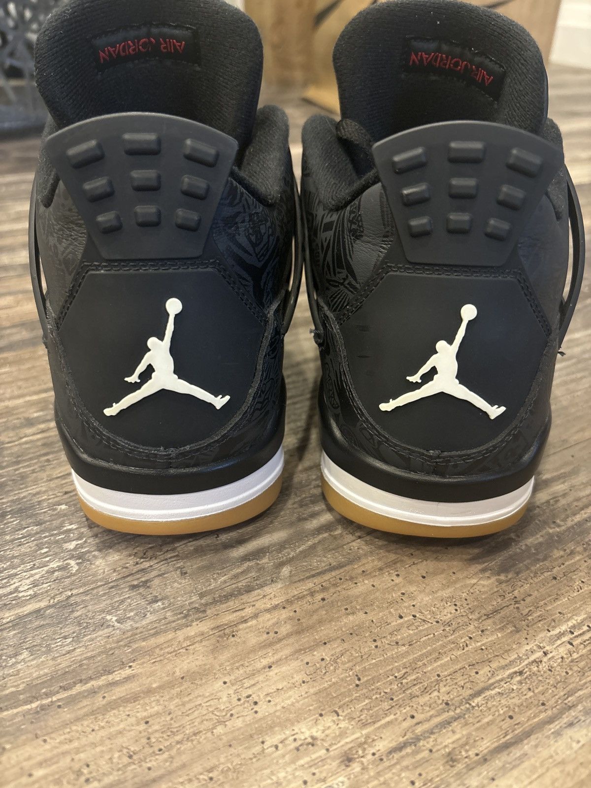 Jordan Brand Jordan 4 Retro Laser Black Gum - Size 11 Size US 11 / EU 44 - 5 Thumbnail