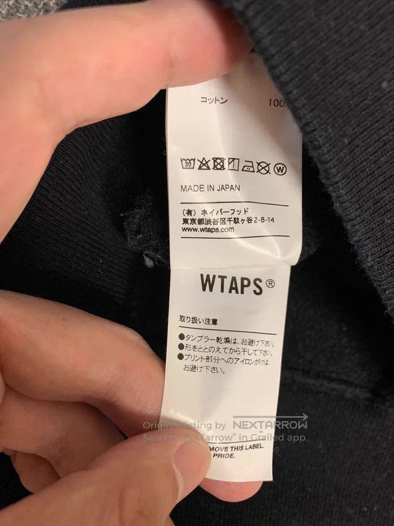 Wtaps Wtaps Black hoodie Size US S / EU 44-46 / 1 - 7 Thumbnail
