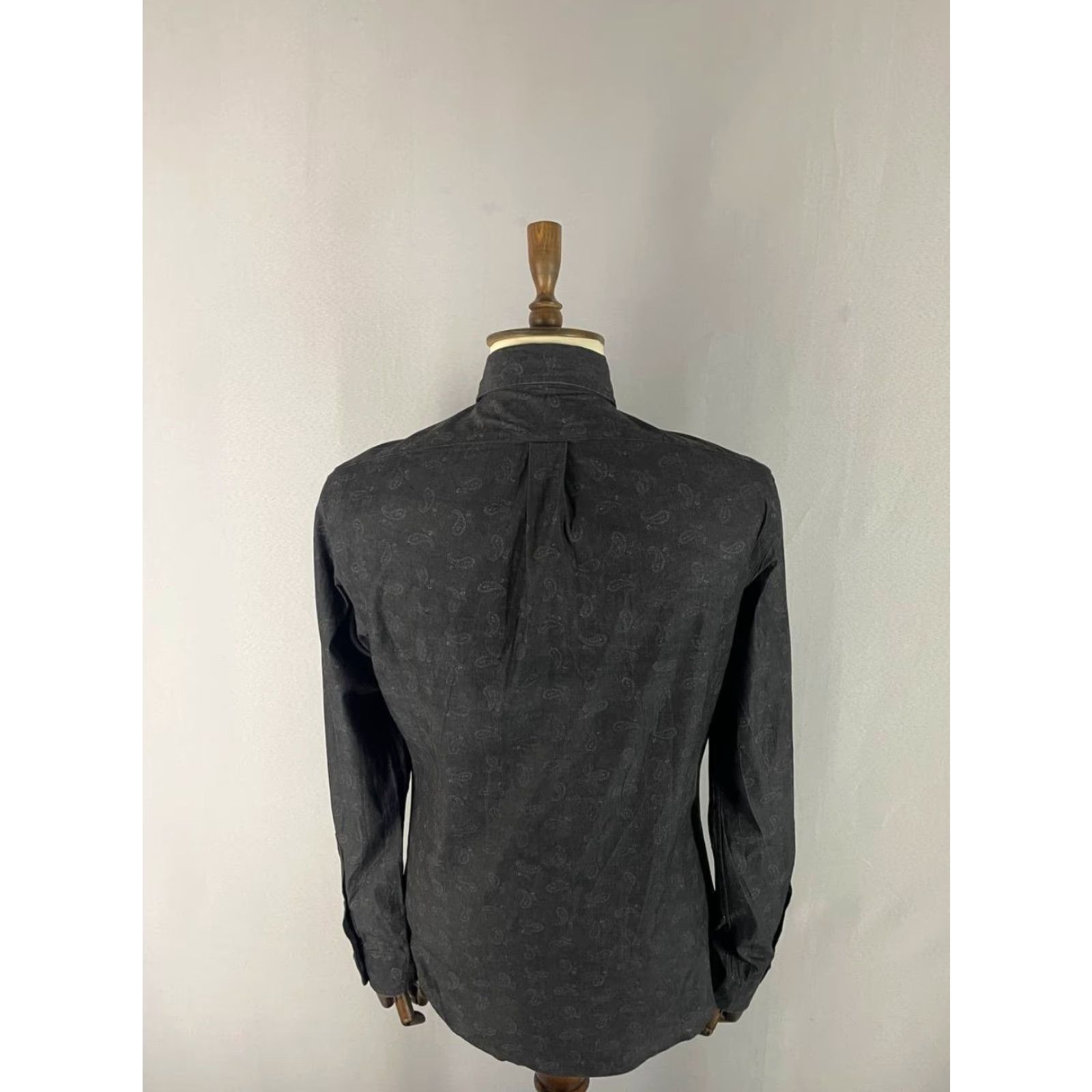 Ralph Lauren Ralph Lauren Mens Slim-Fit Button-Down Shirt M Black Paisley Long Sleeve Size US M / EU 48-50 / 2 - 2 Thumbnail