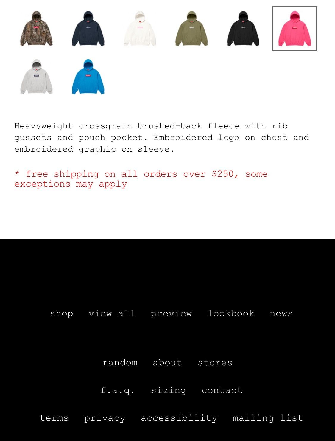 Supreme Supreme FW25 Box Logo Magenta M (On-Hand) Size US M / EU 48-50 / 2 - 7 Thumbnail