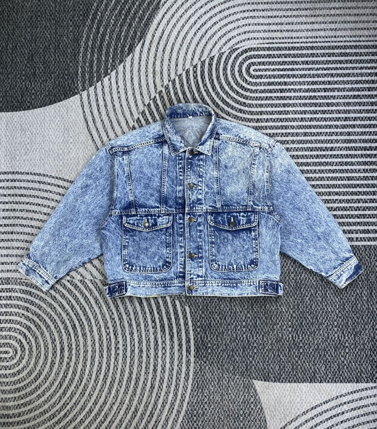 Japanese Brand Vintage Bell Scott Blue Washed Baggy Trucker Denim Jacket Size M / US 6-8 / IT 42-44 - 1 Thumbnail