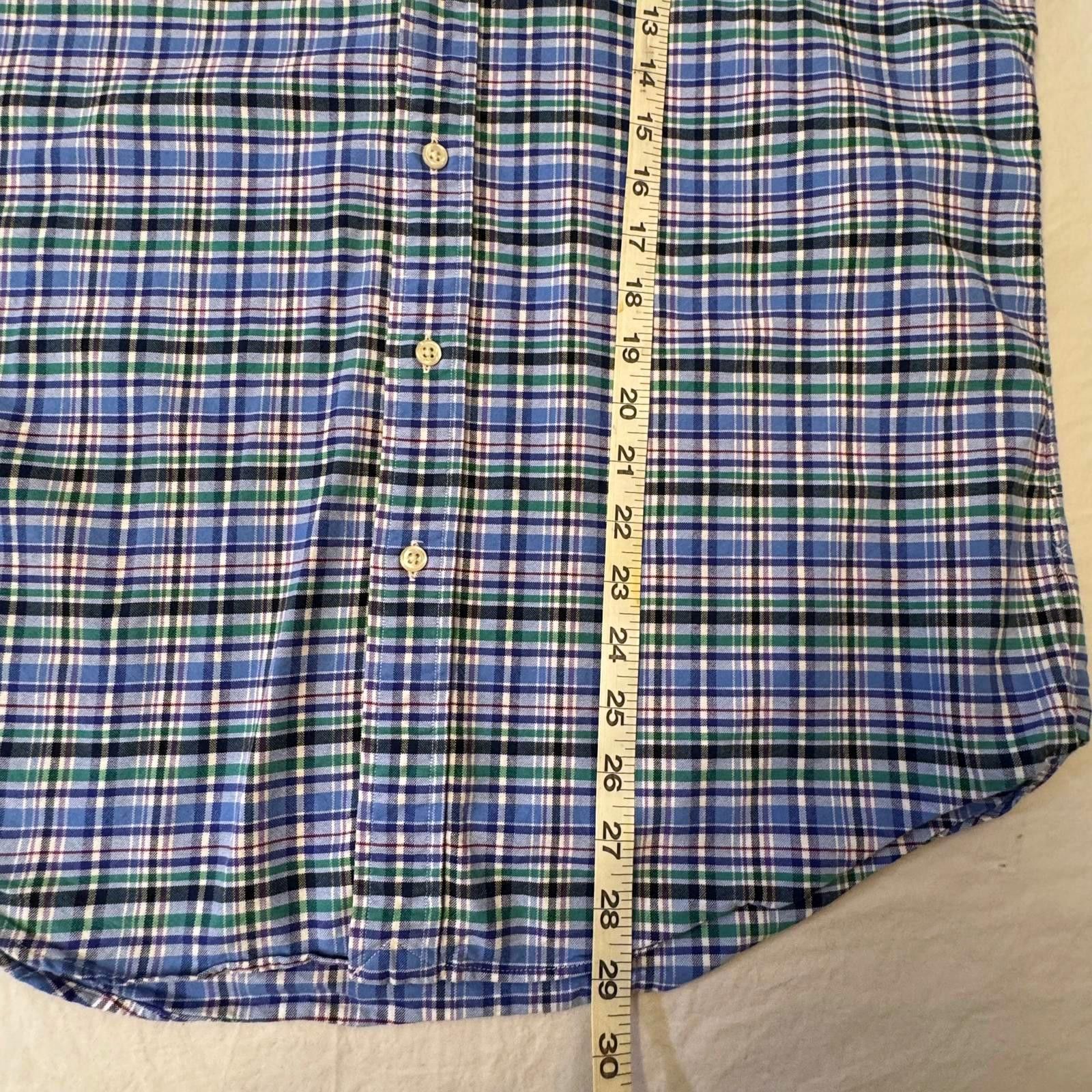 Polo Ralph Lauren Polo Ralph Lauren Shirt Men's Medium Plaid Oxford Size US M / EU 48-50 / 2 - 8 Thumbnail