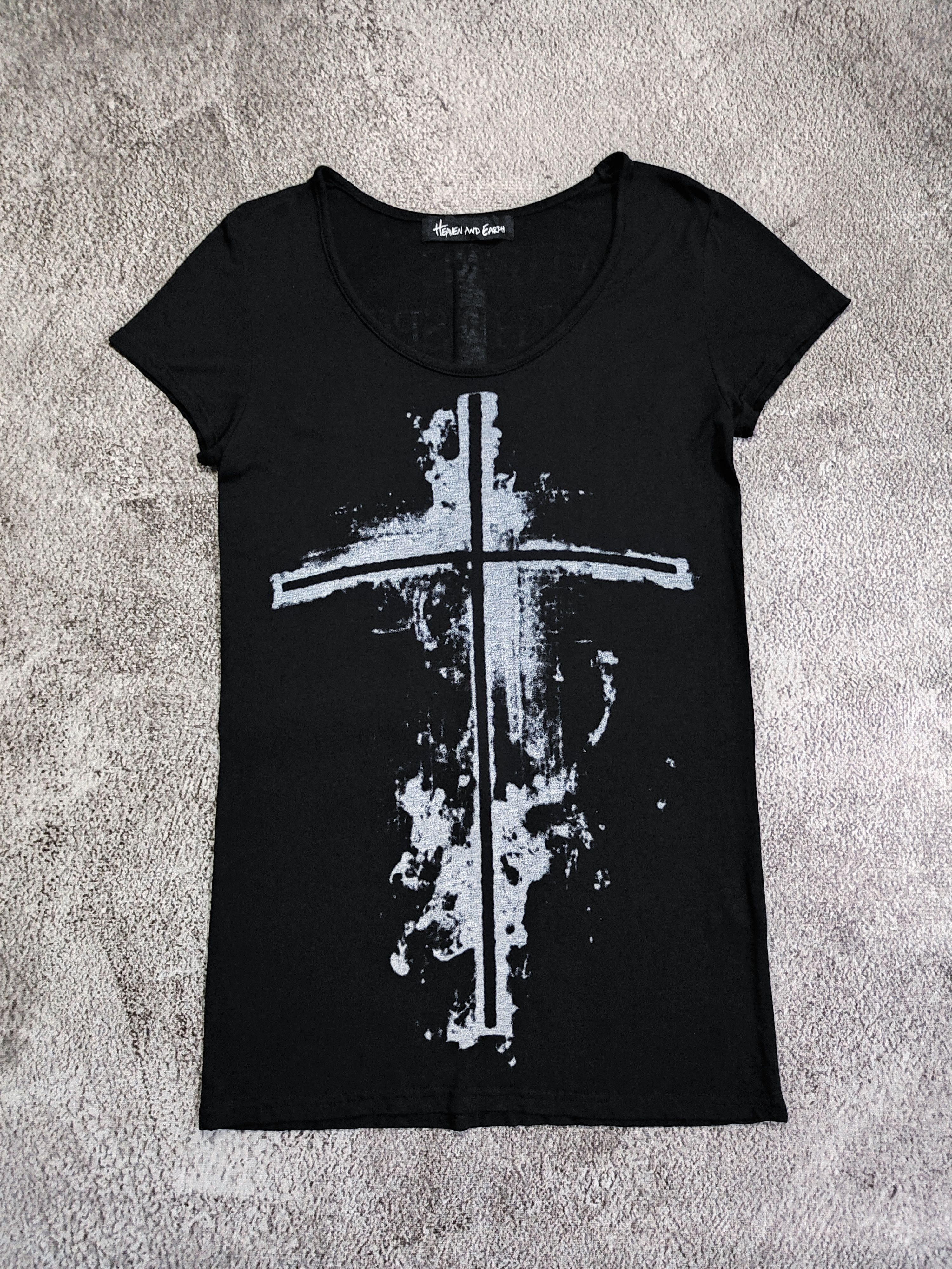 Japanese Brand Y2k Heaven And Earth Tee Size M / US 6-8 / IT 42-44 - 2 Thumbnail