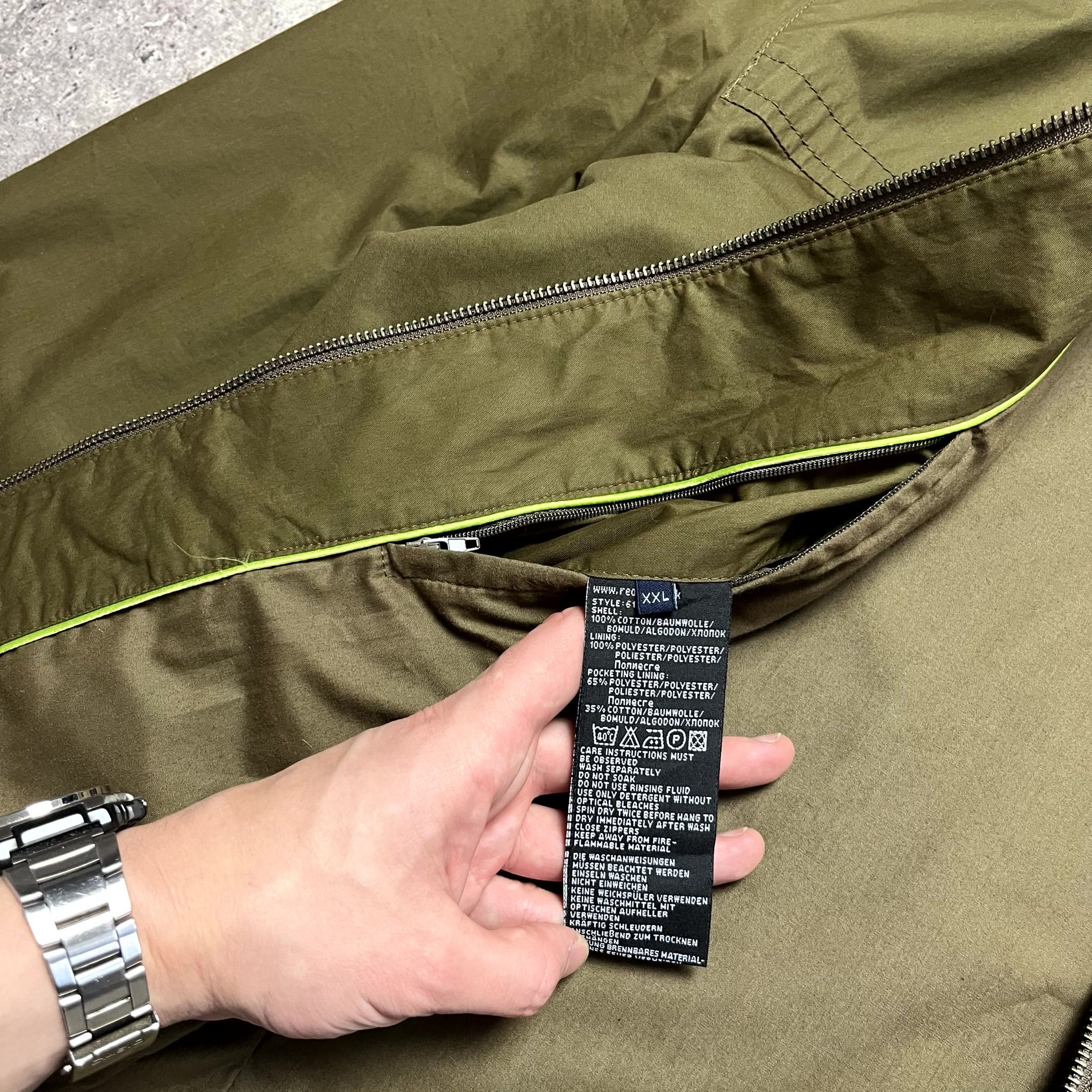 Vintage REDGREEN Military Utility Lightweight Khaki Jacket Size L Size US L / EU 52-54 / 3 - 7 Thumbnail