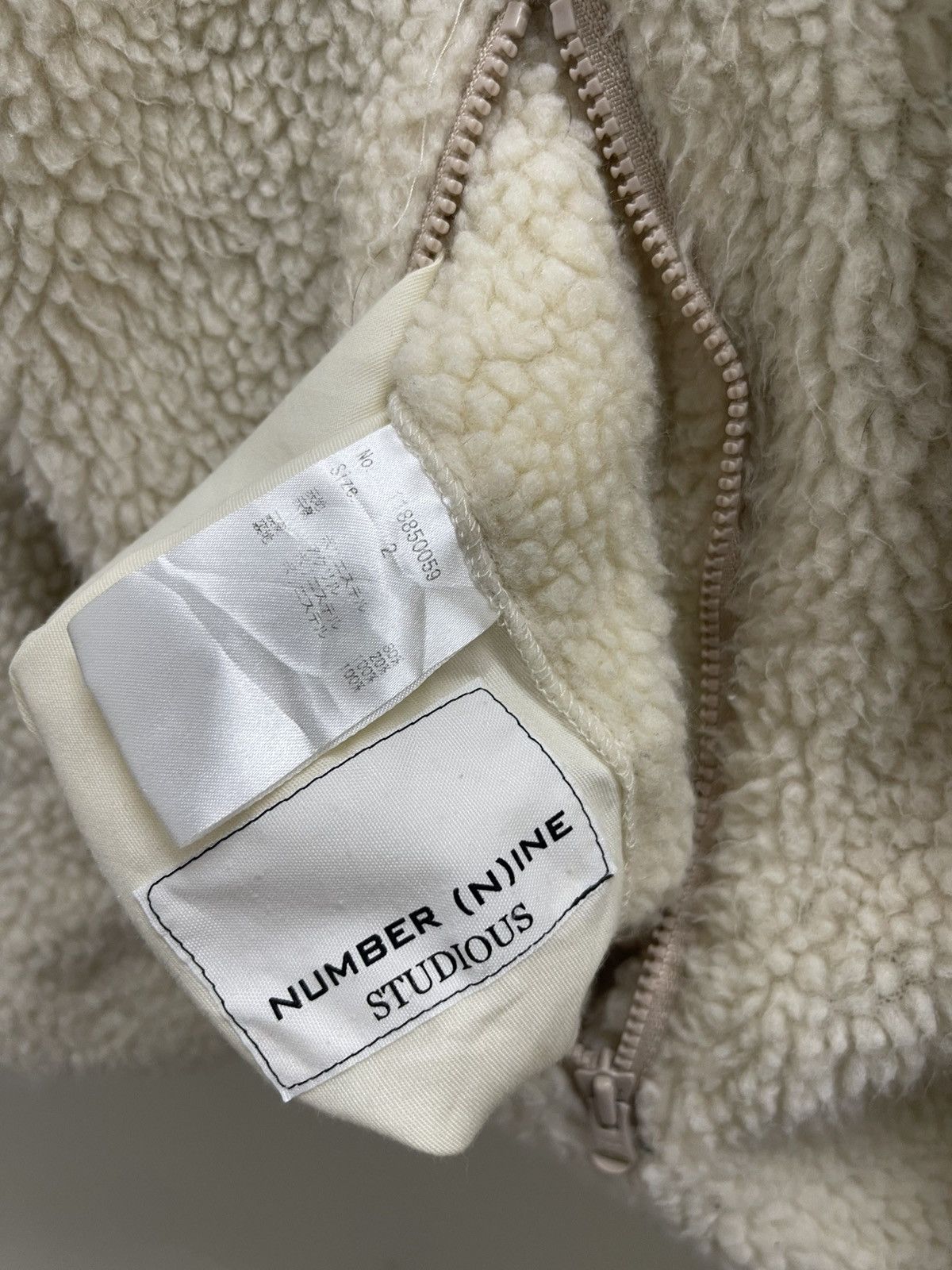 Number (N)ine Reversible Fleece Jacket