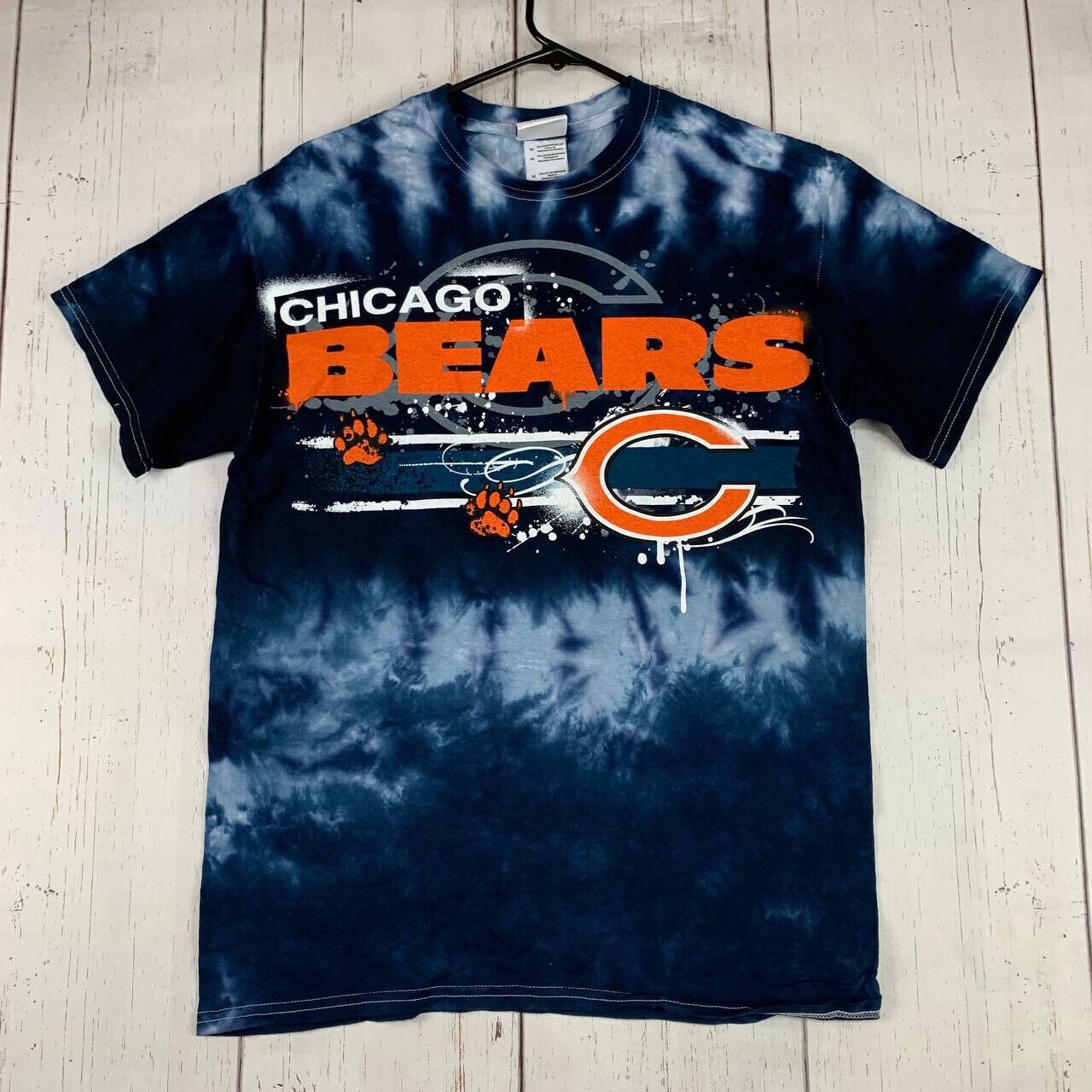 NFL Chicago Bears NFL Medium Blue Tie Dye Tshirt New Men Size US M / EU 48-50 / 2 - 1 Thumbnail