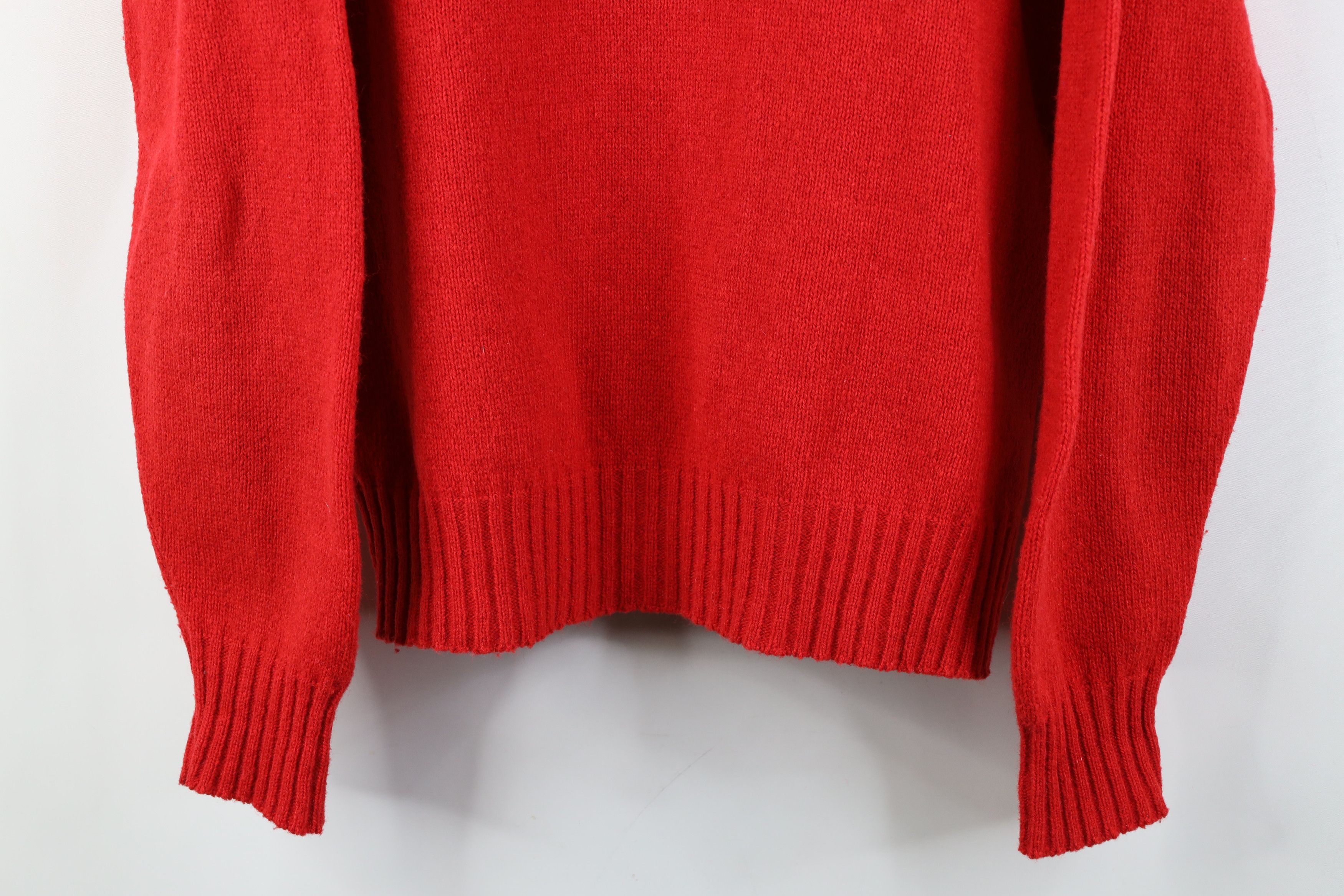 Vintage Vintage 70s Streetwear Wool Knit Crewneck Sweater Red USA Size US S / EU 44-46 / 1 - 3 Thumbnail