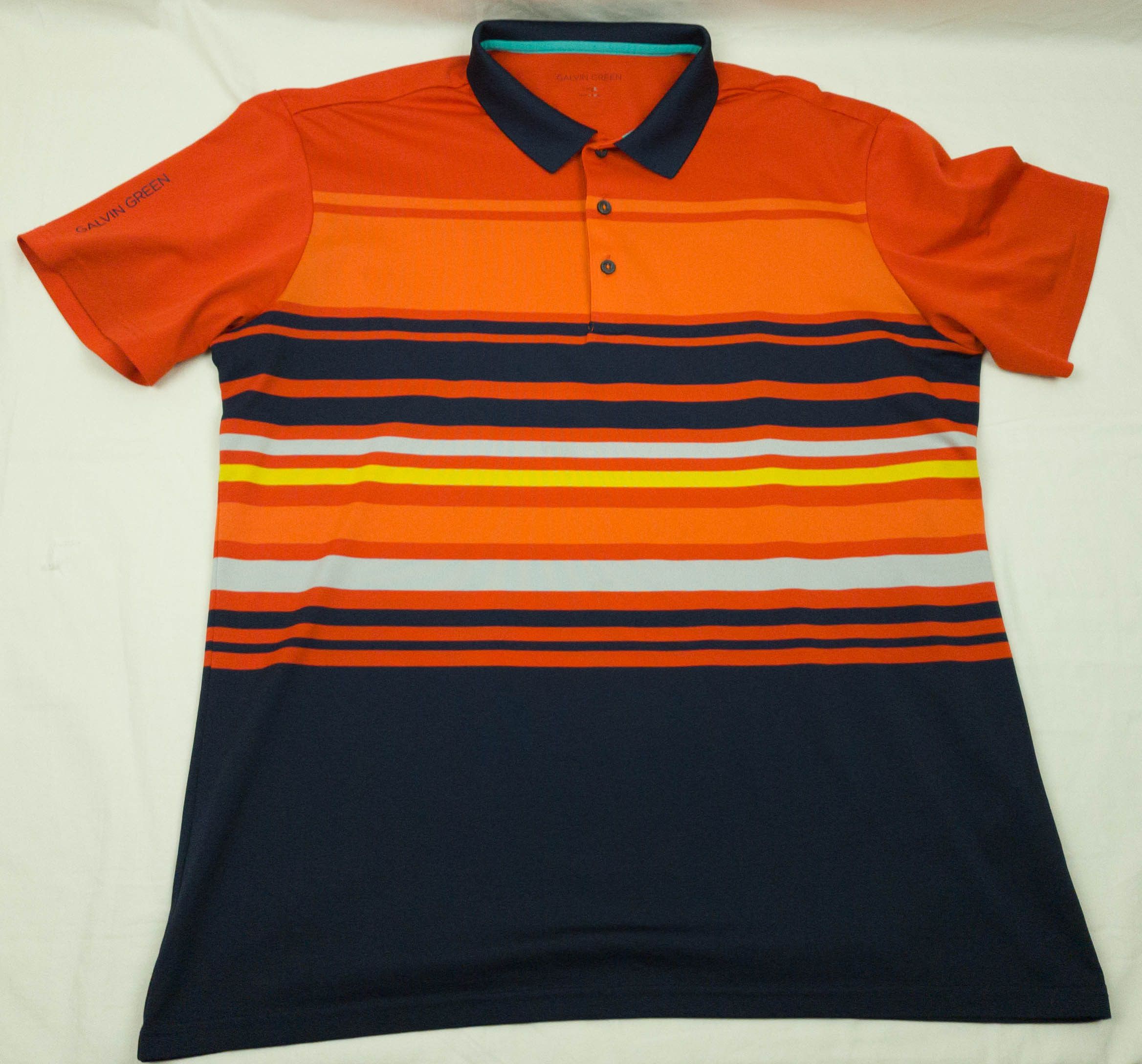 Galvin Green Galvin Green mens top polo polyester size L-XL ( LABEL L) Size US L / EU 52-54 / 3 - 3 Thumbnail