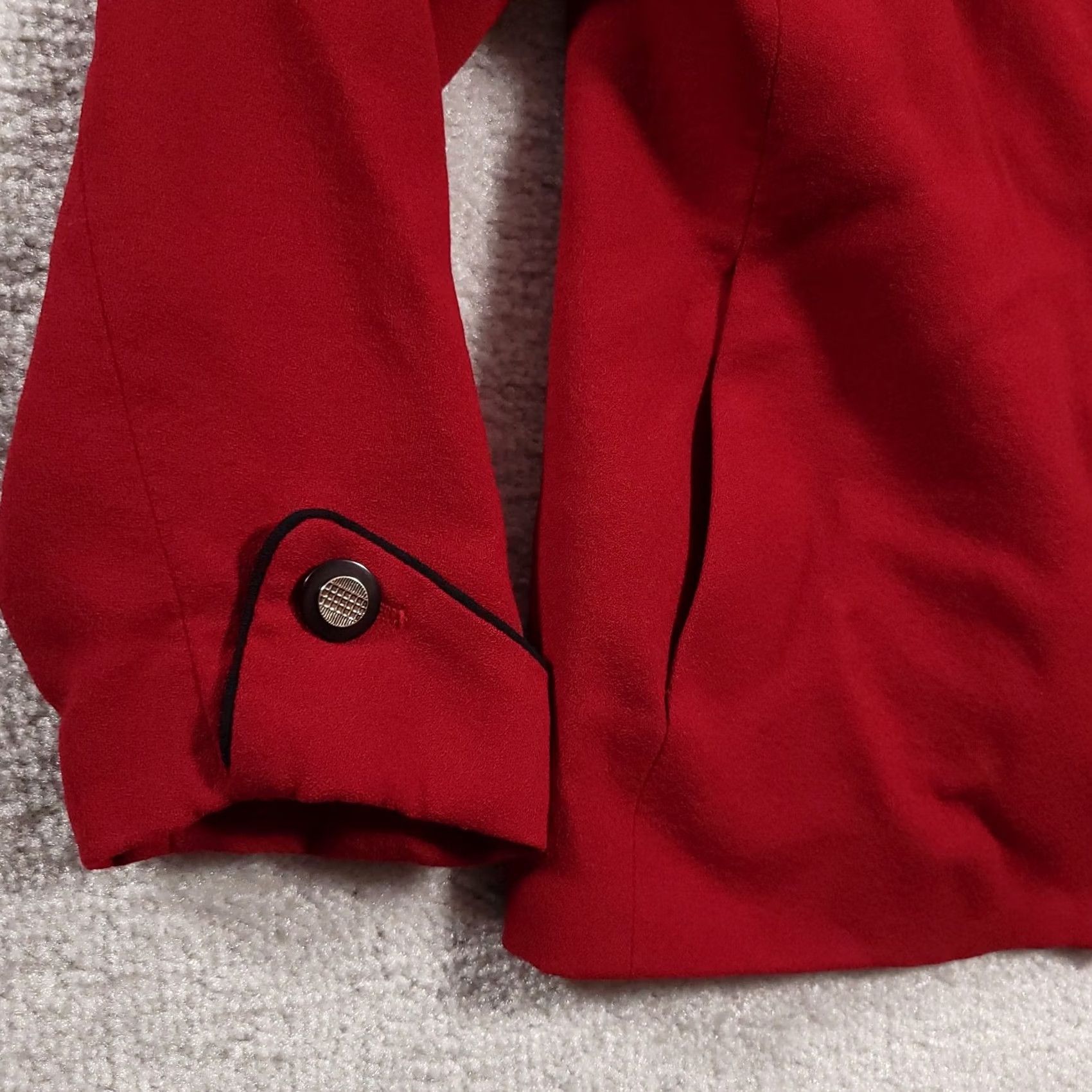Vintage VINTAGE Alfred Dunner Blazer Women's 12 Wool Red Long Sleeve Shoulder Pads Jacket Coat Blazer Shirts Mens? Size XL / US 12-14 / IT 48-50 - 5 Thumbnail