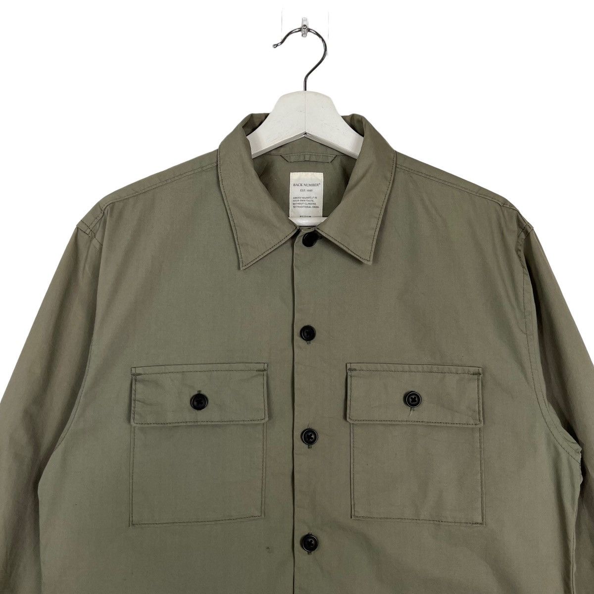 Japanese Brand 🔥 BACK NUMBER MILITARY STYLE JACKET Size US M / EU 48-50 / 2 - 3 Thumbnail