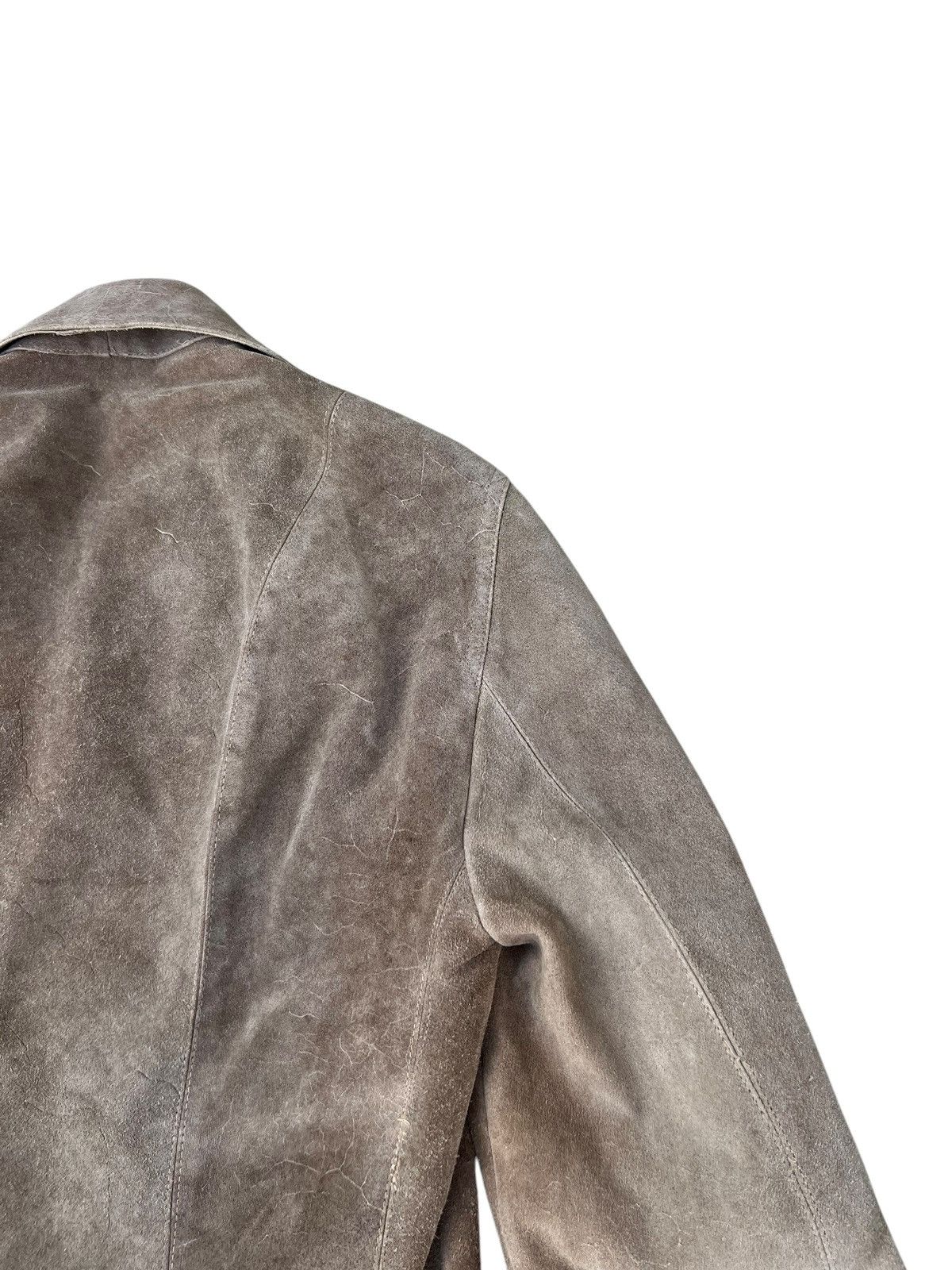 Branded Leather 60s Alta Classe Abbigliamento Patina Suede Leather Jacket Size US M / EU 48-50 / 2 - 22 Thumbnail