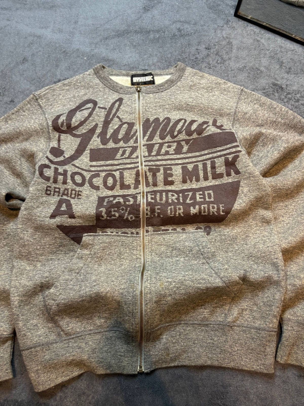 Hysteric Glamour Hysteric Glamour Dairy Milk Y2k Zip Sweatshirt Rare Size US M / EU 48-50 / 2 - 4 Thumbnail