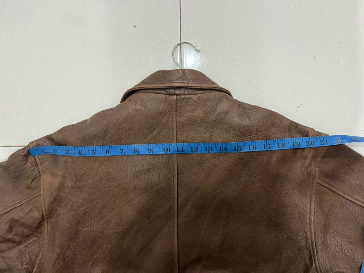 Vintage VTG Cigar Branch Aviator Leather Jacket Size US L / EU 52-54 / 3 - 14 Thumbnail
