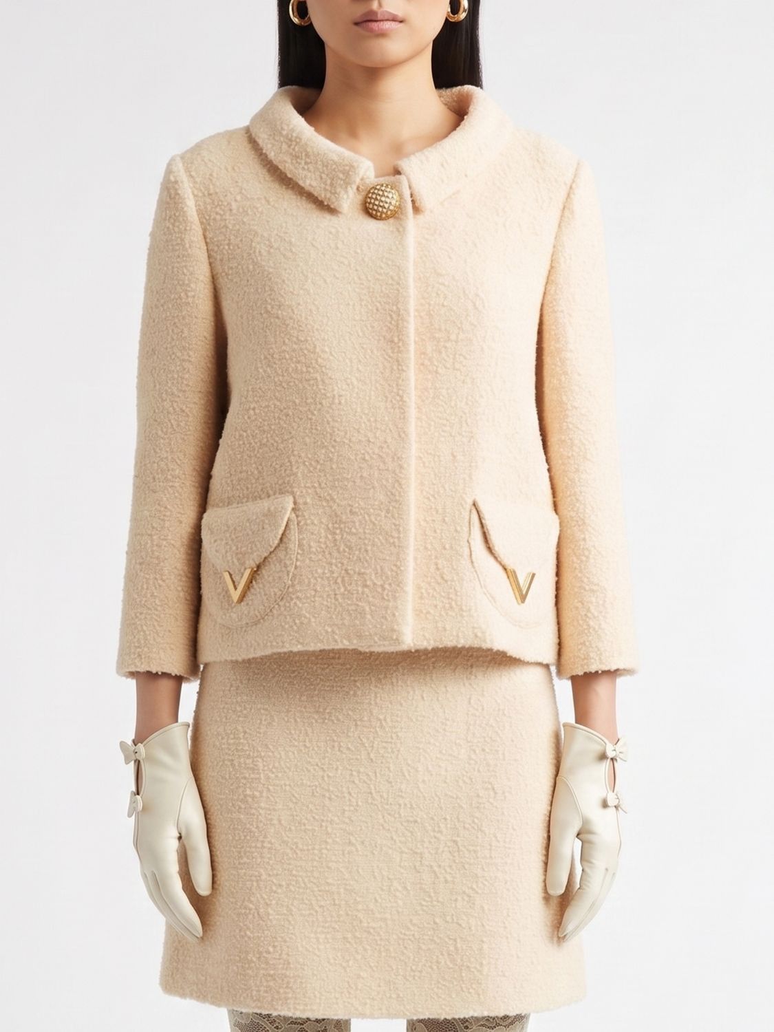 Valentino Valentino Jacket Woman White Size XS / US 0-2 / IT 36-38 - 1 Thumbnail
