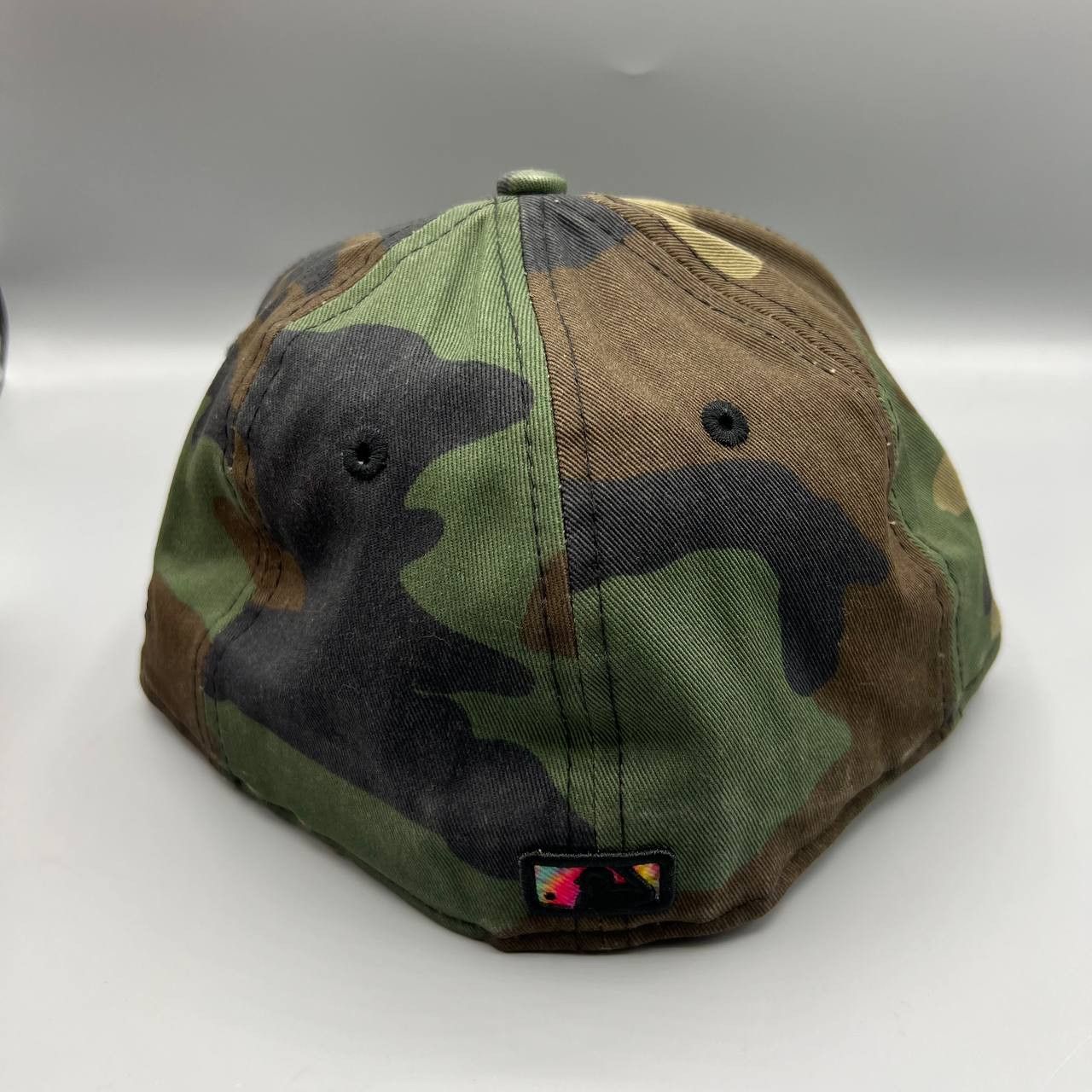 New Era Los Angeles LA Dodgers Hat Men 7 1/4 Green Camo Fitted Cap Size ONE SIZE - 4 Thumbnail