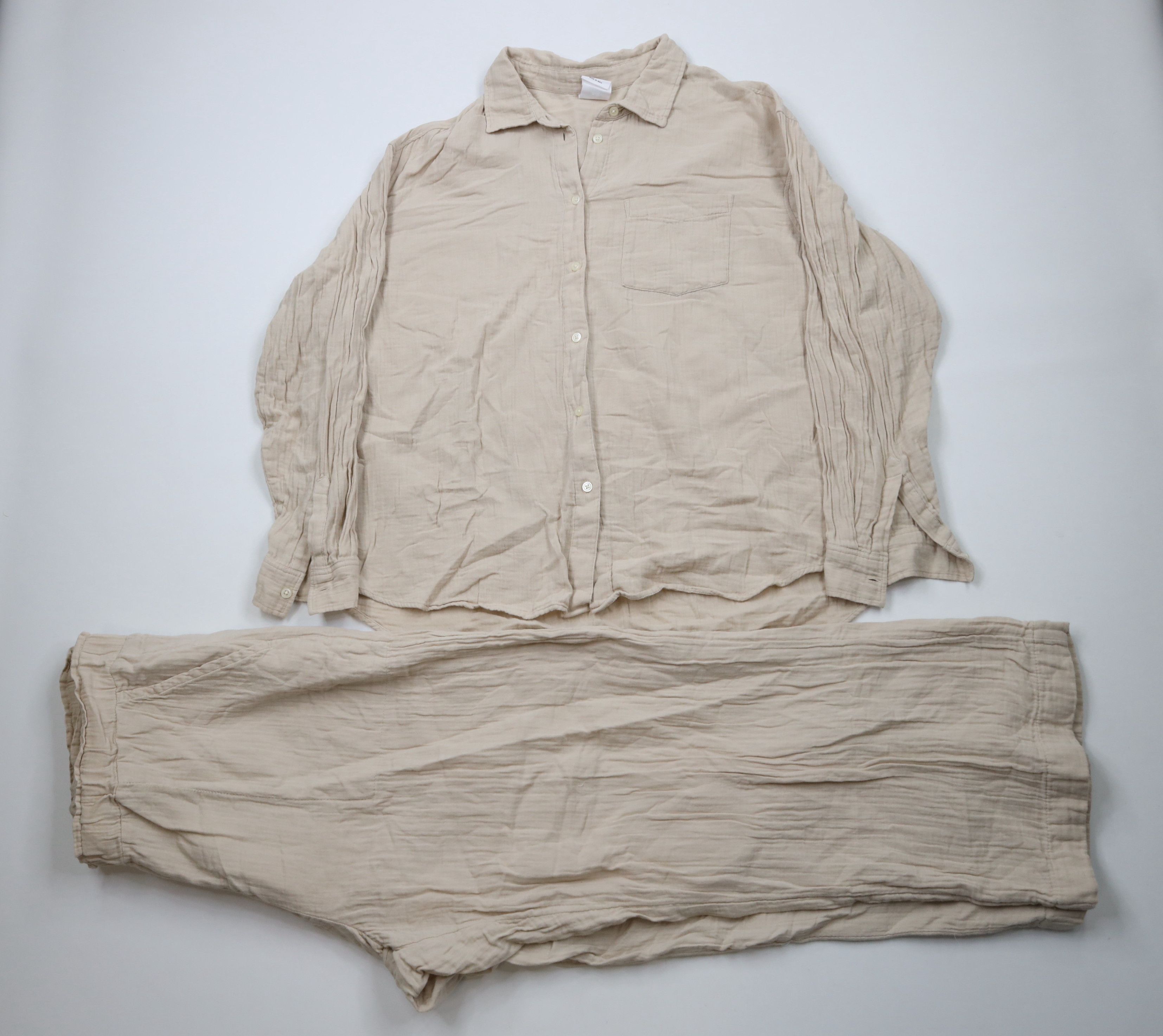 Gap × Vintage Vintage Y2K Gap Oversized 2 Piece Wide Leg Pants Suit Size XL / US 12-14 / IT 48-50 - 1 Thumbnail