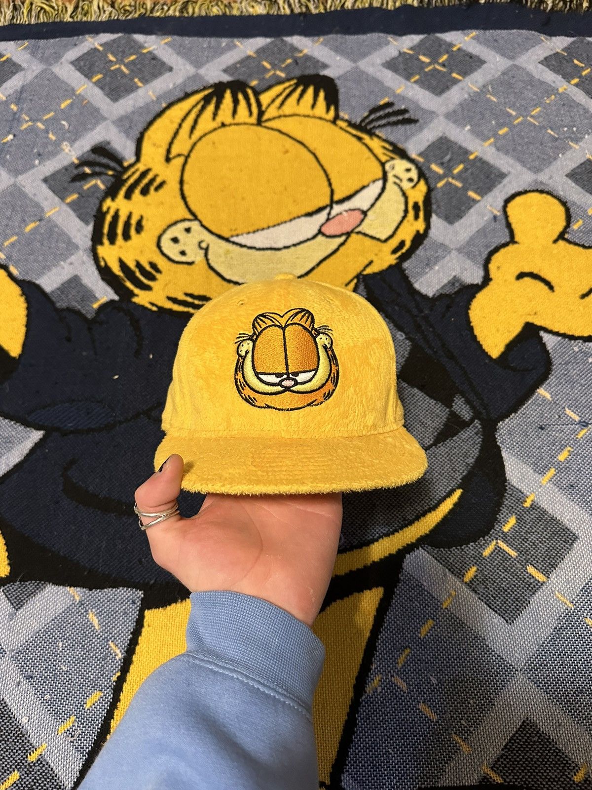 Cartoon Network Vintage Y2K Garfield Fuzzy Hat Size ONE SIZE - 1 Thumbnail