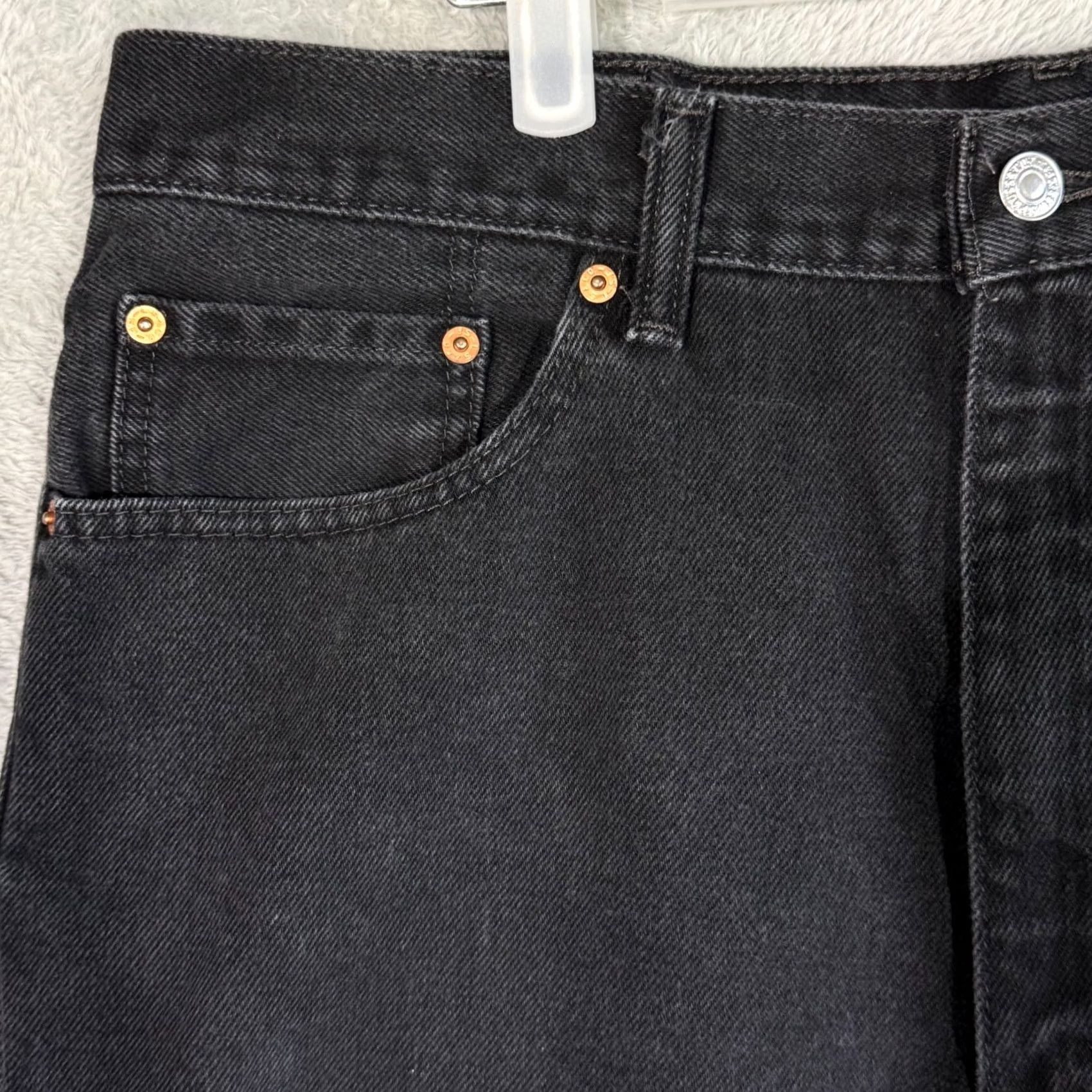 Levi's Levi’s 550 Relaxed Fit Jeans Men 38 x 34 Black Dark Wash Mid Rise Straight Leg Jeans Size US 38 / EU 54 - 3 Thumbnail