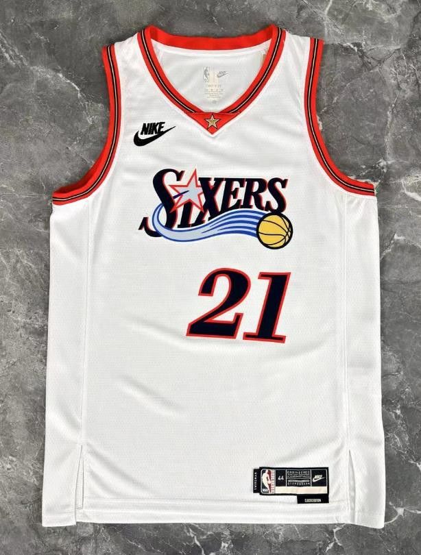 NBA Philadelphia 76ers #21 Joel Embiid Jersey 26 Size US M / EU 48-50 / 2 - 1 Thumbnail