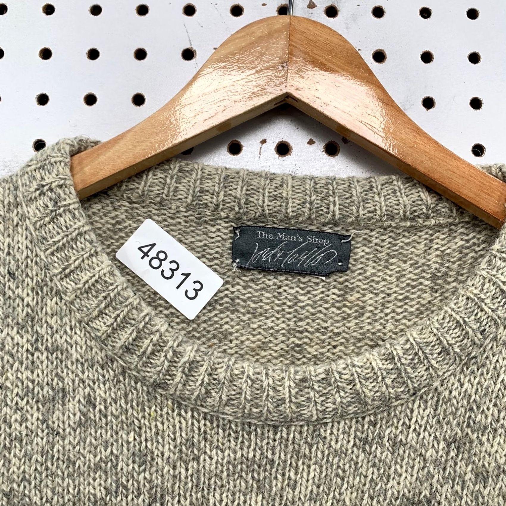 Lord & Taylor Lord Taylor Vintage Wool Knit Sweater Mens M Gray Crewneck 90s Winter Casual Pullover shirt Size US M / EU 48-50 / 2 - 3 Thumbnail