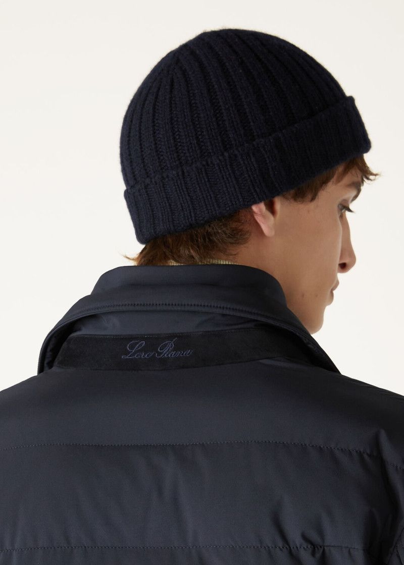Loro Piana o1w1db10226 FAN3988 Nama Jacket in Navy Blue Size US XL / EU 56 / 4 - 3 Thumbnail