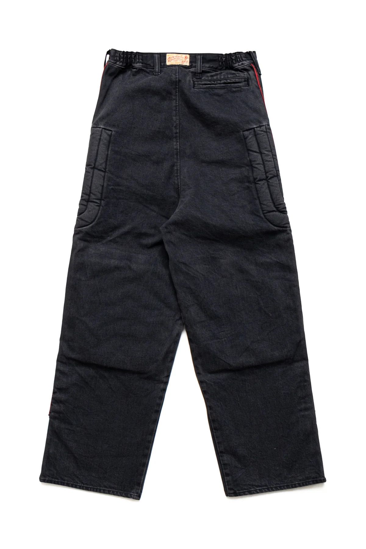 Kapital 14oz BLACK DENIM KOUNTRY MOTORCROSS PANTS "TODOTERRENO" Size US 32 / EU 48 - 7 Thumbnail