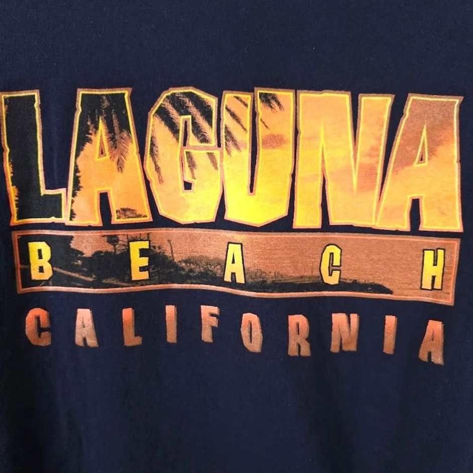 Gildan Laguna Beach T Shirt Mens Medium Black California Travel Destination Tee Gildan Cotton Short Sleeve Crew Neck Vintage? No Size US M / EU 48-50 / 2 - 5 Thumbnail
