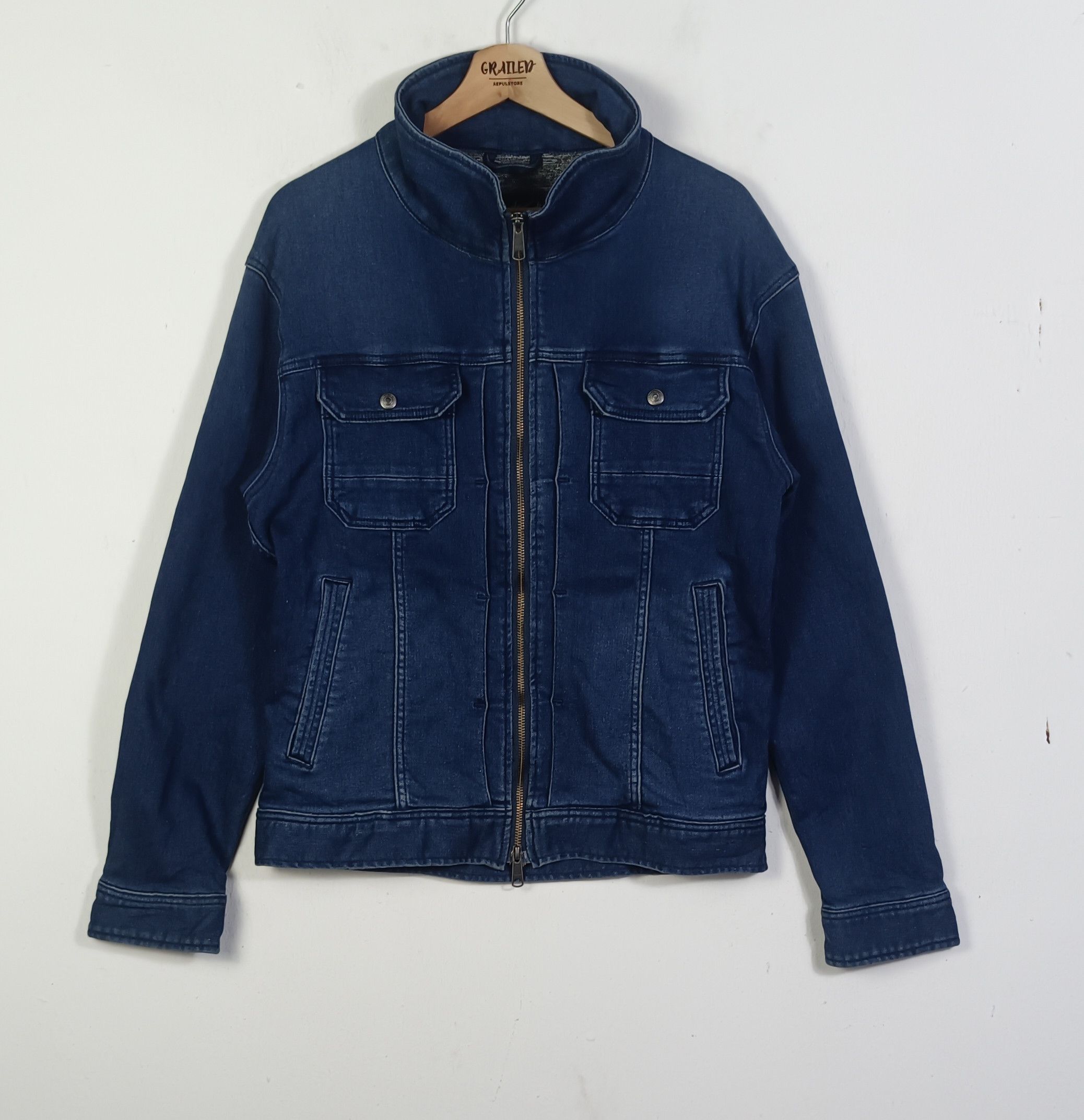 Japanese Brand Fashion🔥 Japan Denim Rattle Trap Denim Jacket Size US M / EU 48-50 / 2 - 3 Thumbnail