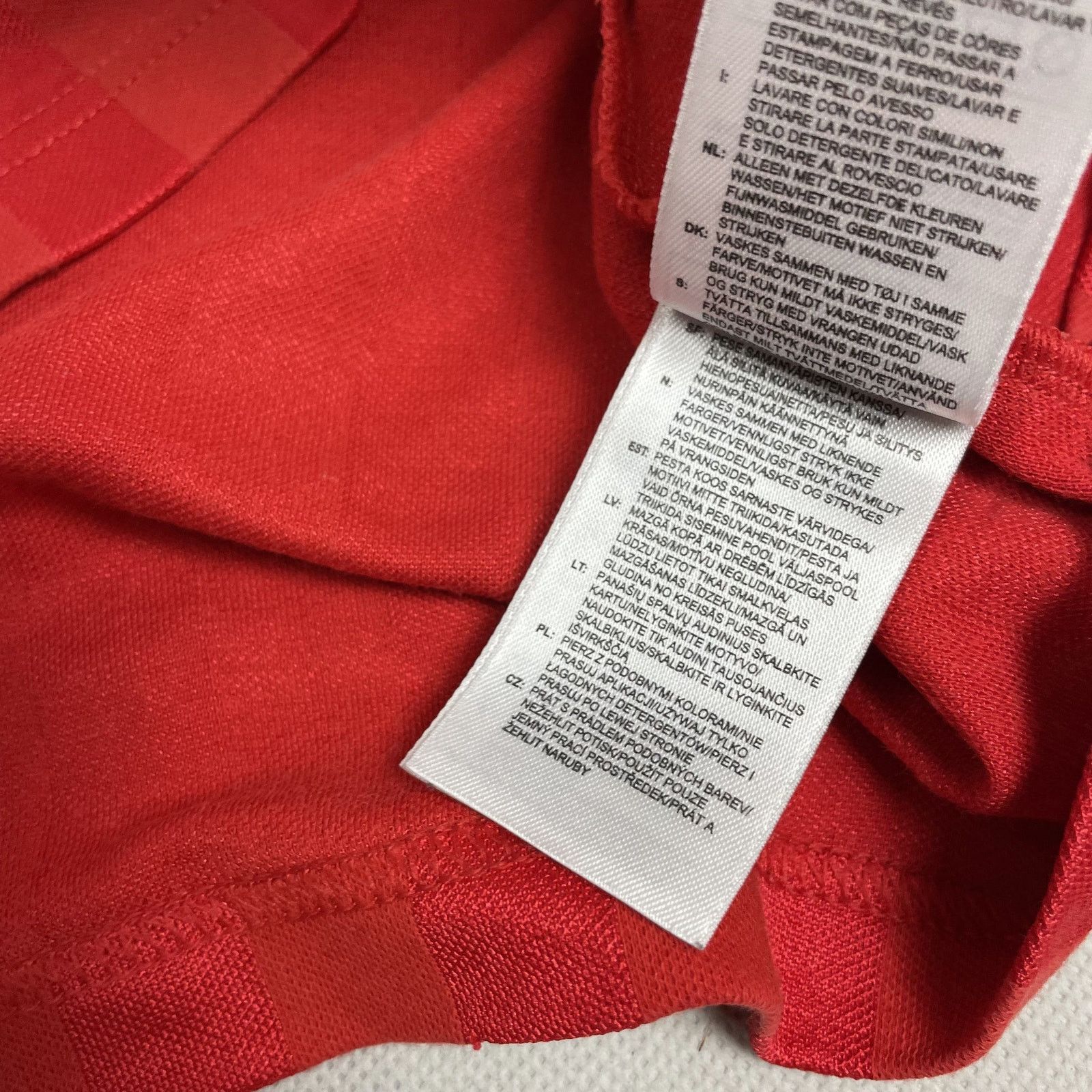 Adidas Adidas Men's Red England Team Short Sleeve Pullover Jersey S Size US S / EU 44-46 / 1 - 13 Thumbnail