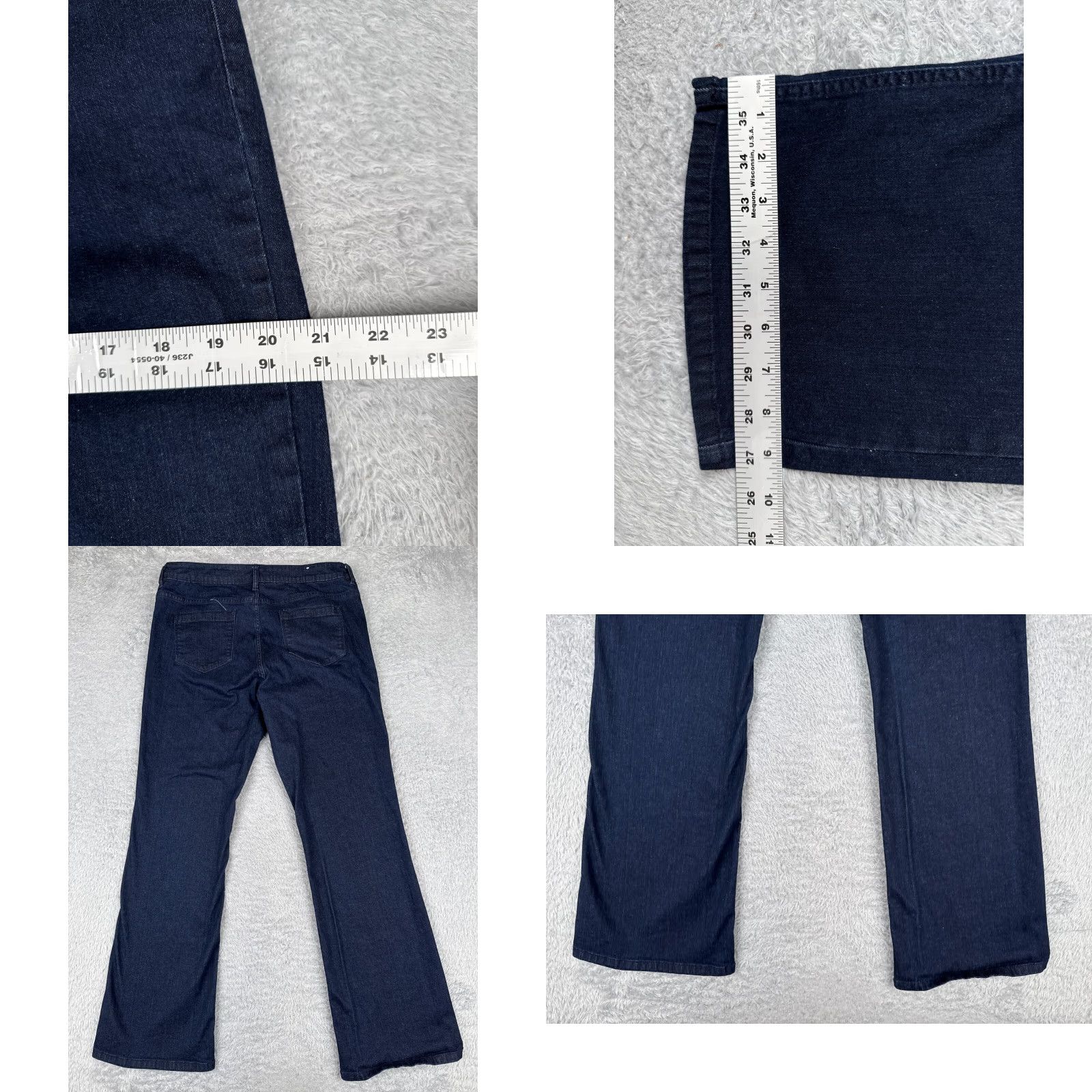 Route 66 VINTAGE Route 66 Jeans Womens 32 Blue Denim Dark Wash Slim Bootcut Mid Rise Cotton 32x30 Jeans Women Slim Bootcut 32 Blue Denim Dark Wash Size 24" / US 00 / IT 34 - 9 Thumbnail