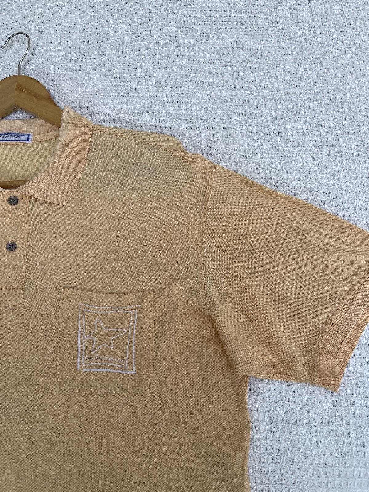 Vintage × Yves Saint Laurent Last Drop🔥Rare🔥Vintage YSL YvesSaintLaurent Polo Tee Size US XL / EU 56 / 4 - 9 Thumbnail
