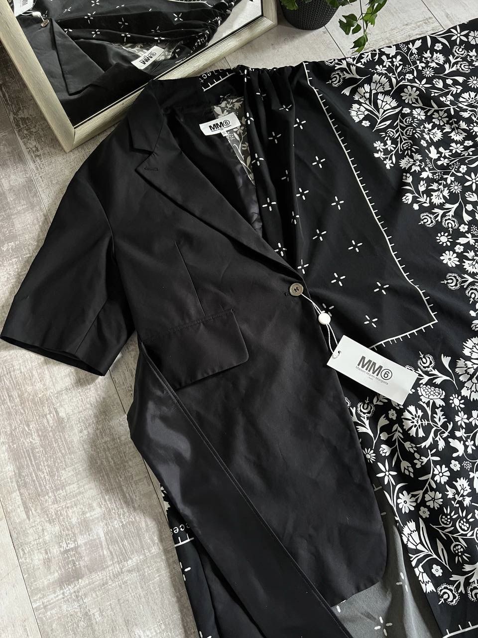 MM6 × Maison Margiela Maison Martin Margiela MM6 Blazer Black RARE Size M / US 6-8 / IT 42-44 - 5 Thumbnail