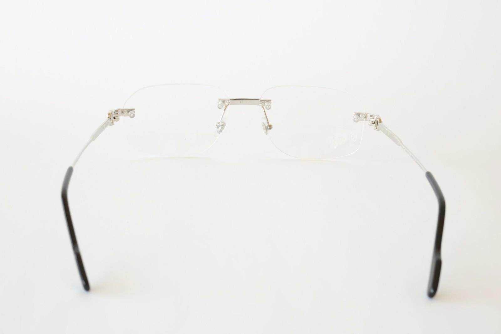 Cartier New Cartier eyewear optical eyeglasses CT0284O 001 silver Size ONE SIZE - 6 Thumbnail