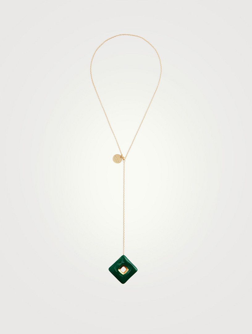 Marni o1y1125 Size : OS / Necklace in Dark Green/Gold Size ONE SIZE - 1 Thumbnail