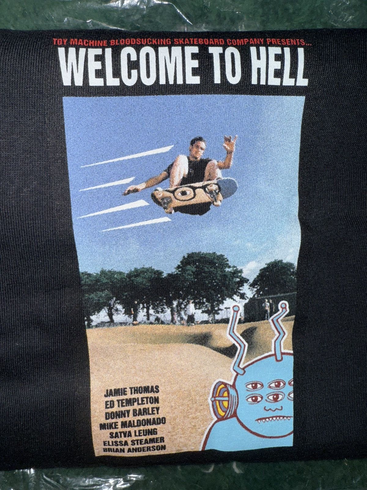 Supreme x Toy Machine “ Welcome To Hell “ Short Sleeve Sz.L
