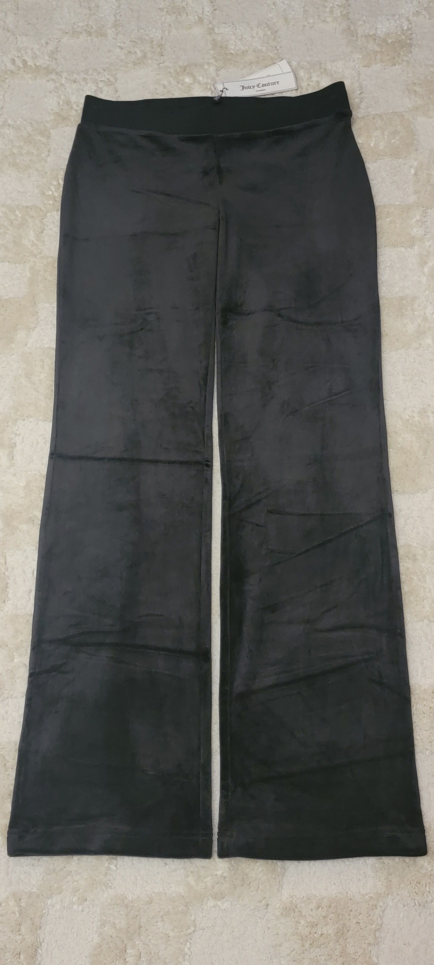 Juicy Couture OG Big Bling Velour Track Pants Size 26" / US 2 / IT 38 - 1 Thumbnail