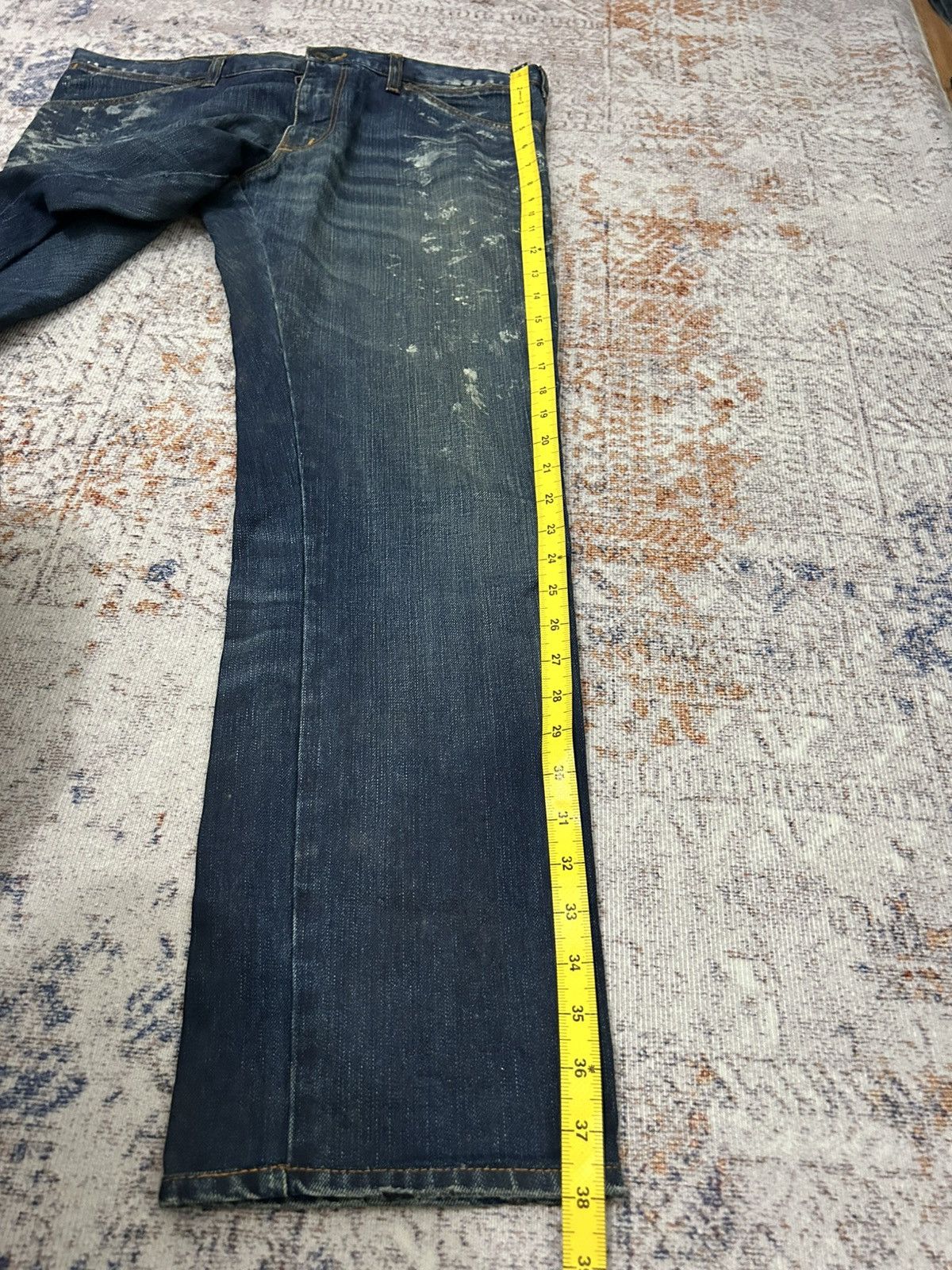 Dolce & Gabbana Dolce & Gabana Buckle Back Distressed Paint Denim Size US 34 / EU 50 - 24 Thumbnail