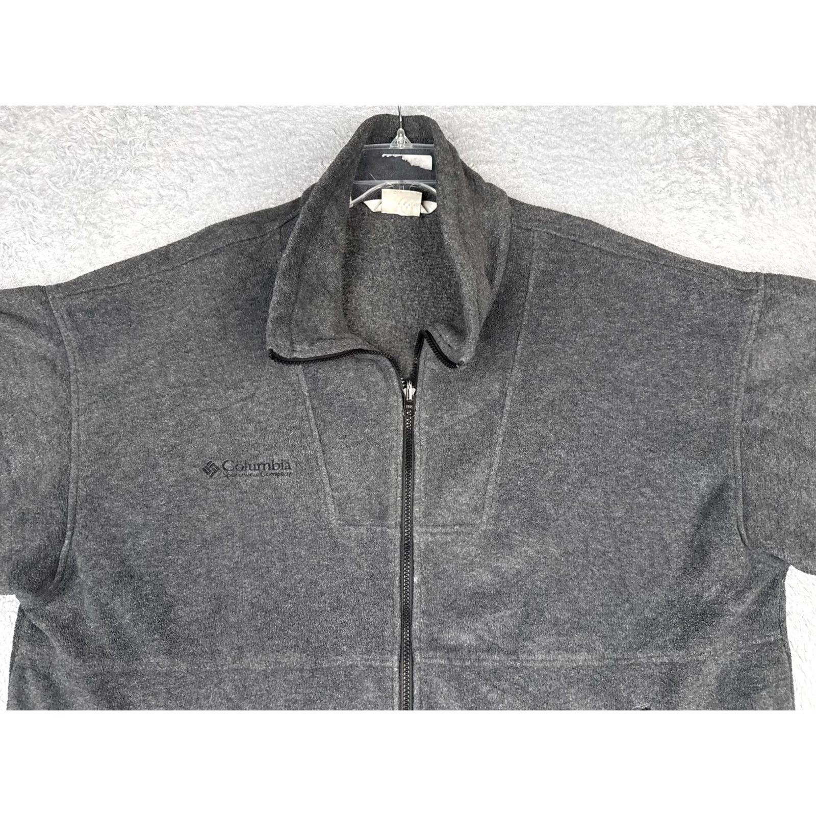 Vintage VINTAGE Columbia Fleece Jacket Mens XL Gray Full Zip Pockets Outdoor Hiking Size US XL / EU 56 / 4 - 4 Thumbnail