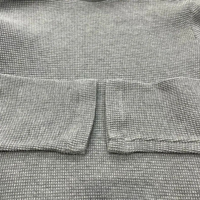 Thom Browne Thom Browne Gray Waffle High Neck Hoodie Size US XXS / EU 40 - 6 Thumbnail